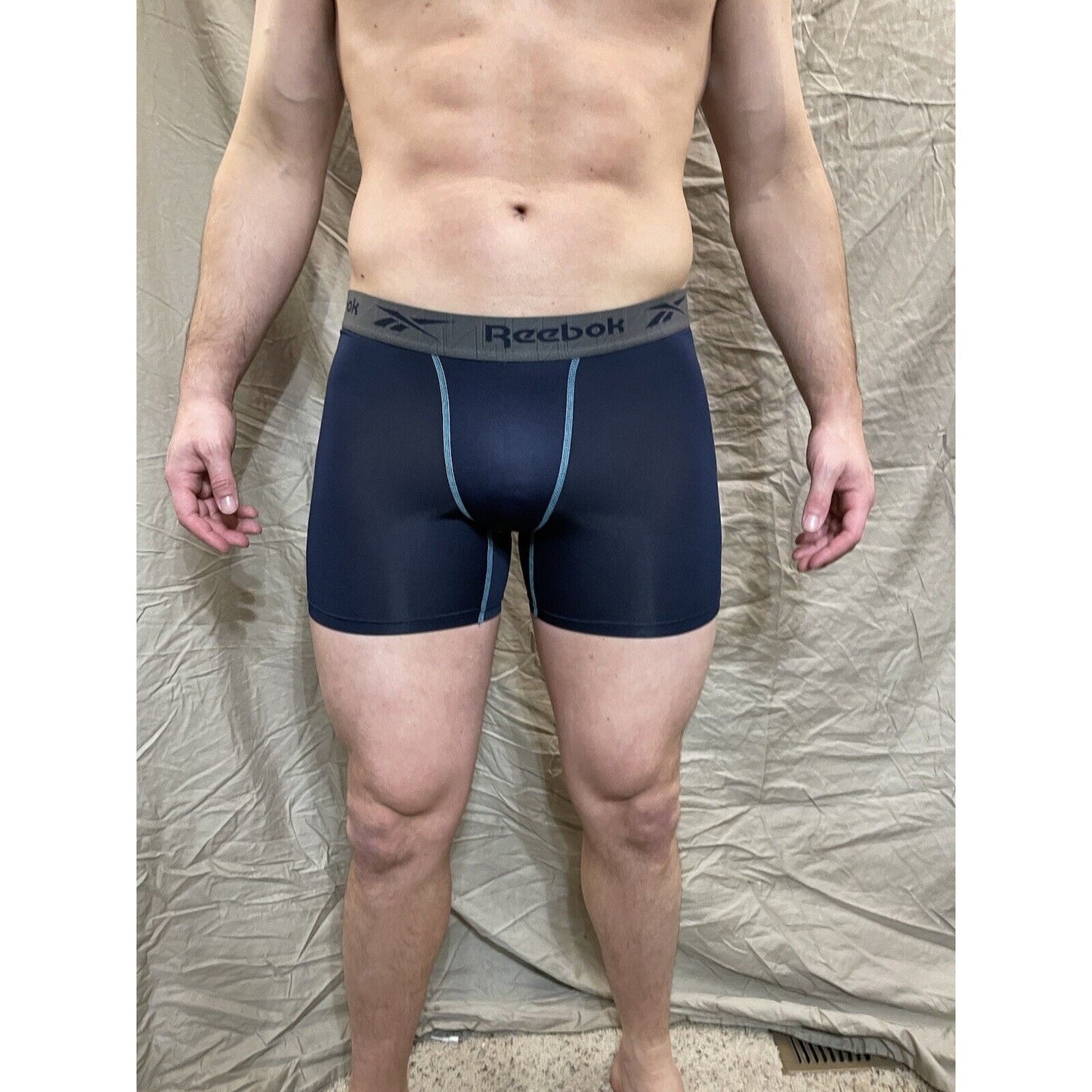 Men's dark blue reebok small compression shorts New And Never Worn