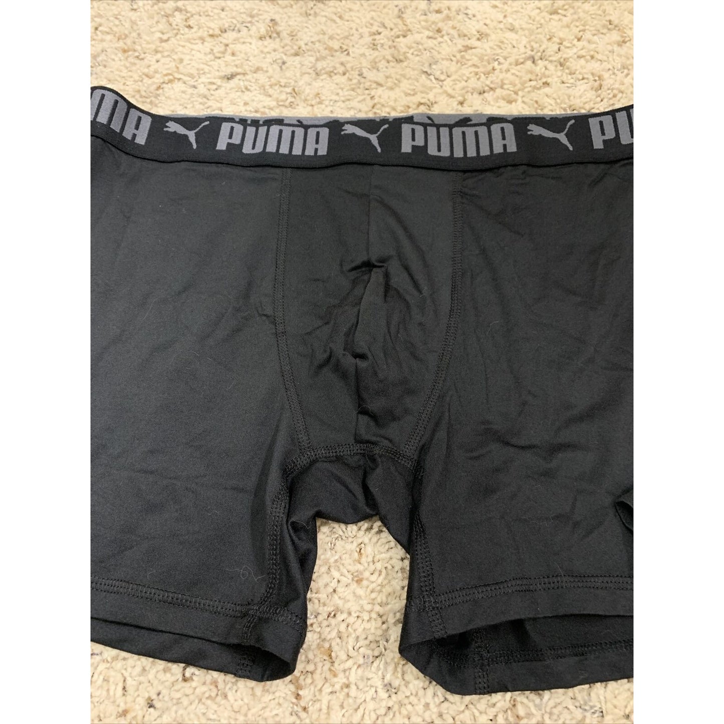 Puma Men’s Black Compression Shorts Extra Large XL 10% Spandex