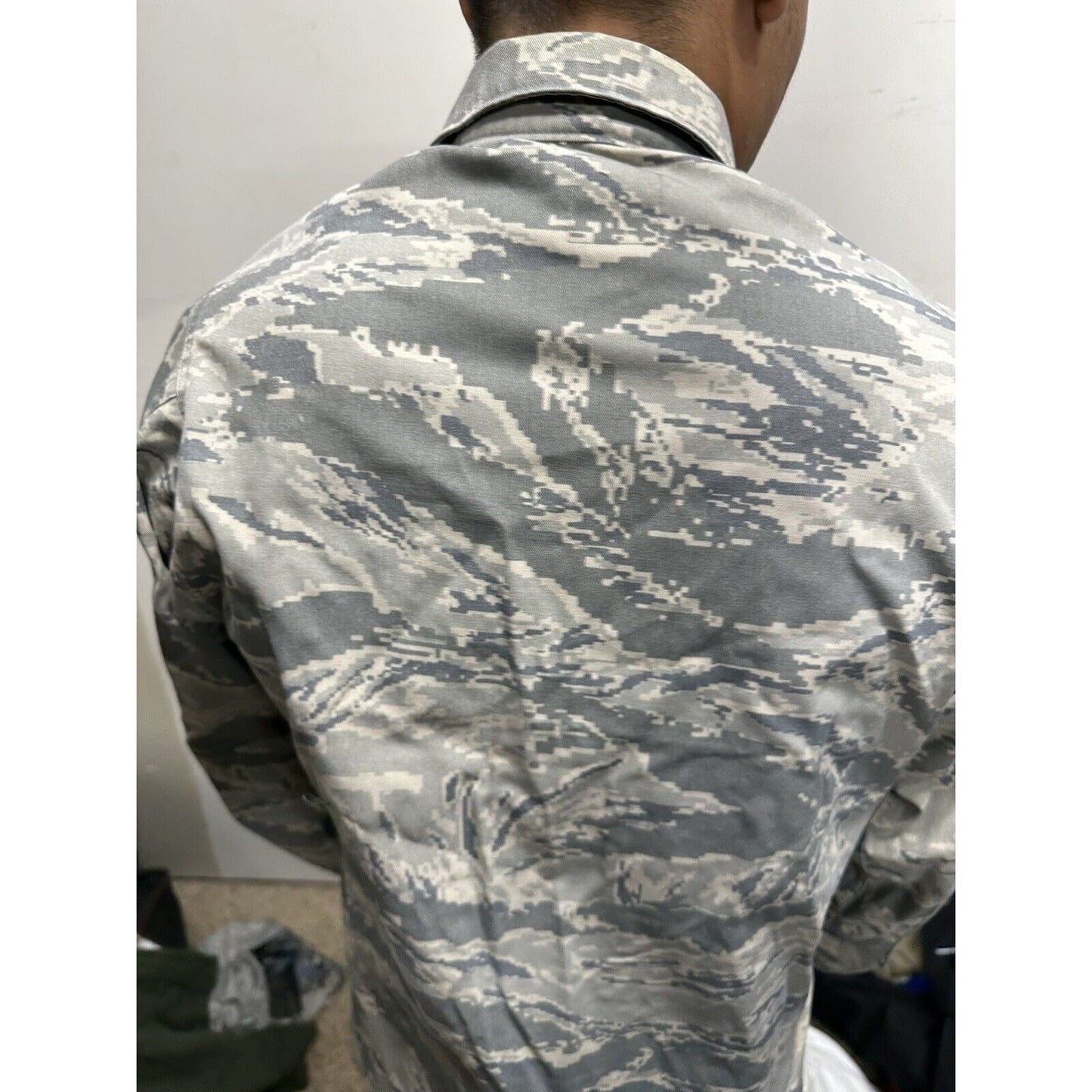 Men’s Abu Airman Battle Uniform Coat Civil Air Patrol Top 38XL Capt Patches