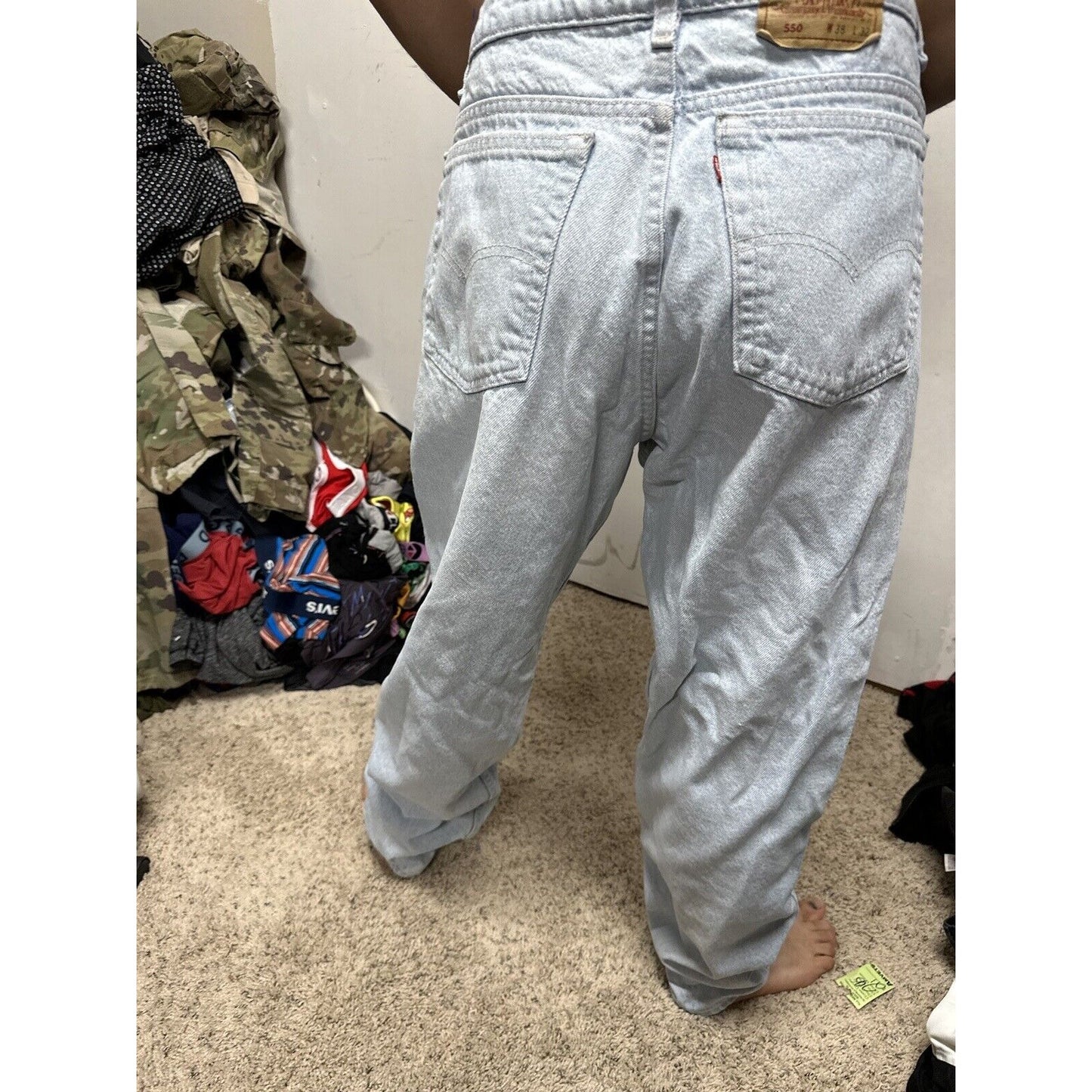 Men’s Light Blue Levi’s 550 38 X 32 Jeans