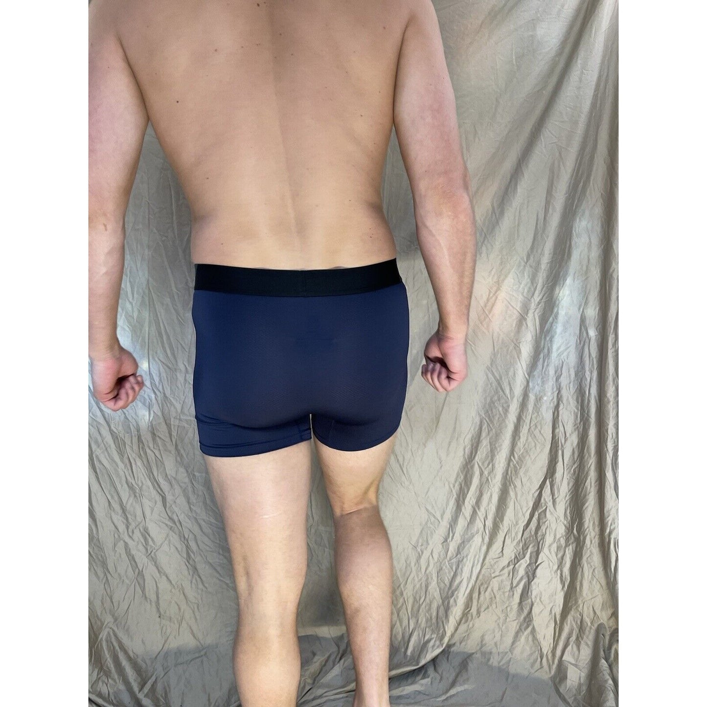 men's Dark Blue volcom XL athletic compression boxer briefs