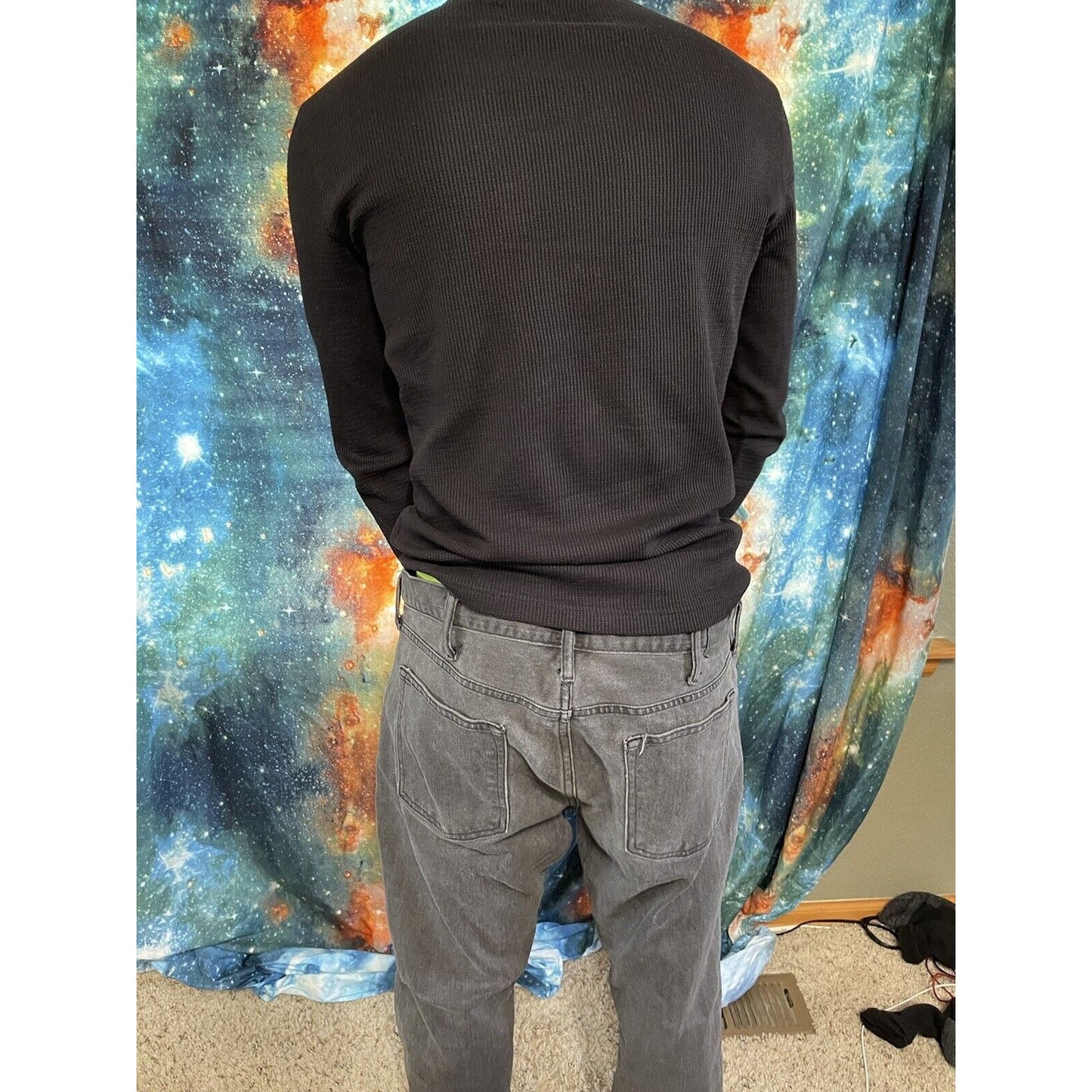 Men’s Black Old Navy Skinny jeans 36” x 30”