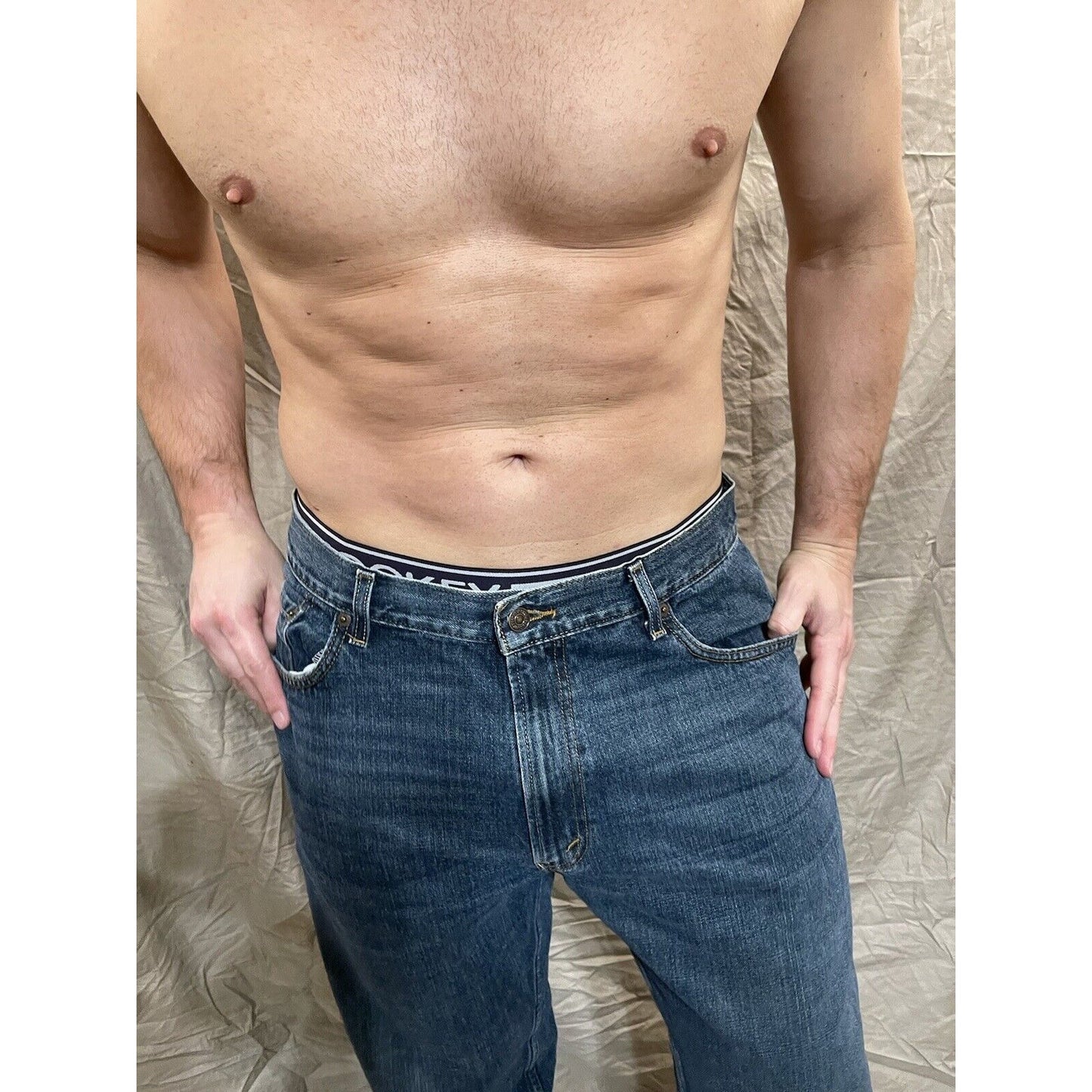 Levi's 559 Men's Blue Jeans Relaxed Fit Straight Size 36 X 32 Denim Fast Ship
