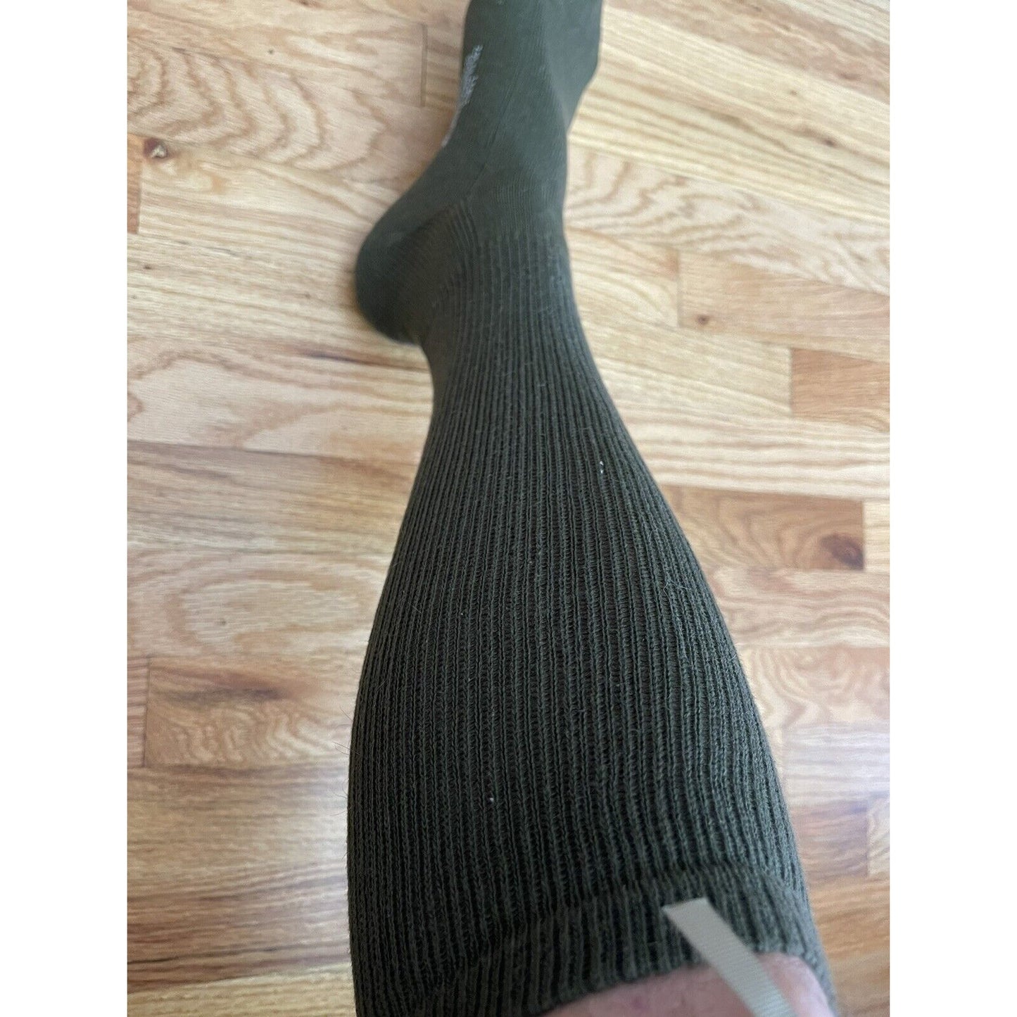 Military Defense Logistics Agency Boot socks XL Olive Green 80% cotton18% nylon