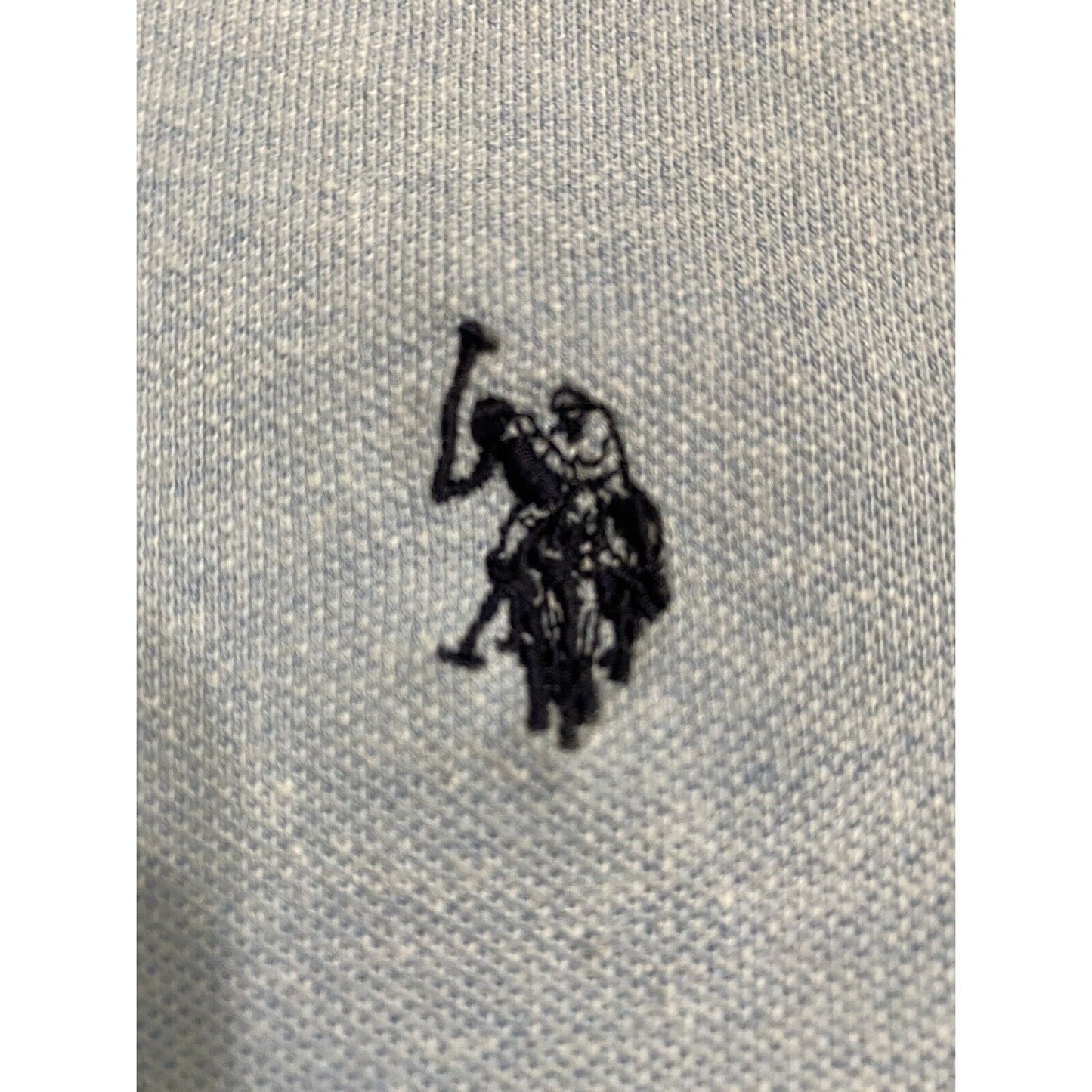 US Polo Assn. Men’s Medium Sky Blue Short Sleeves Polo Shirt