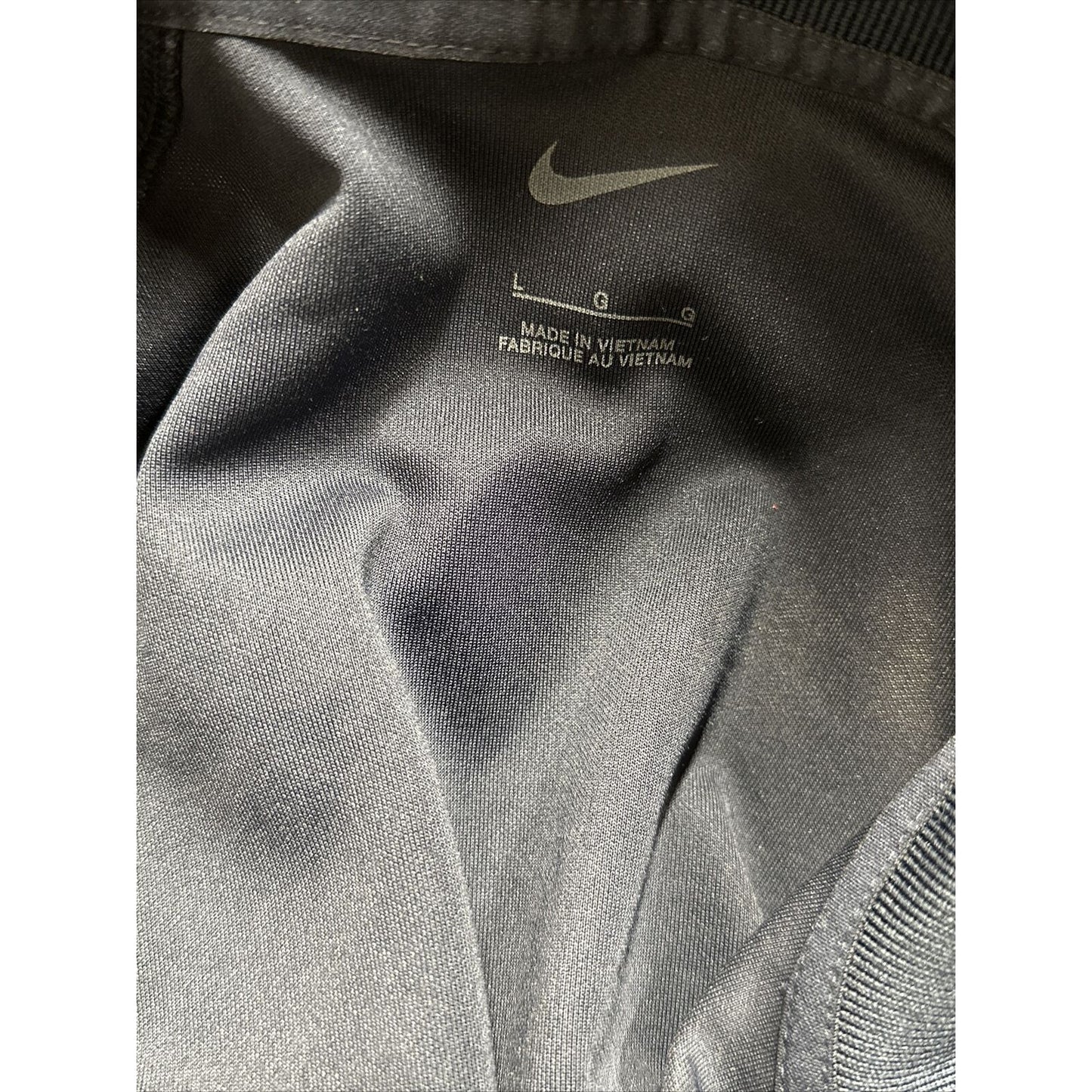 men’s nike large dark blue polo shirt mannington commercial