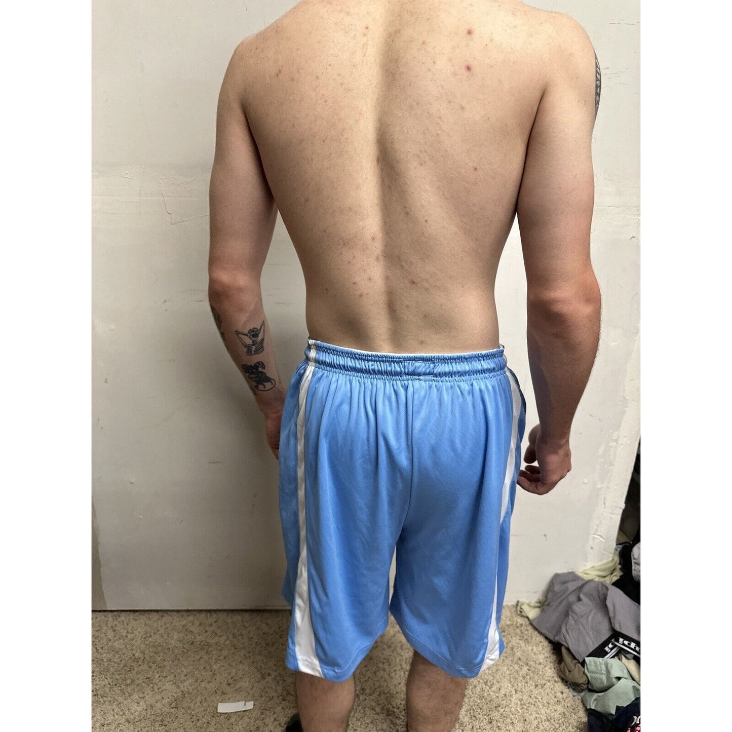 Men’s Light Blue Basketball Shorts Vista Ridge High School Large