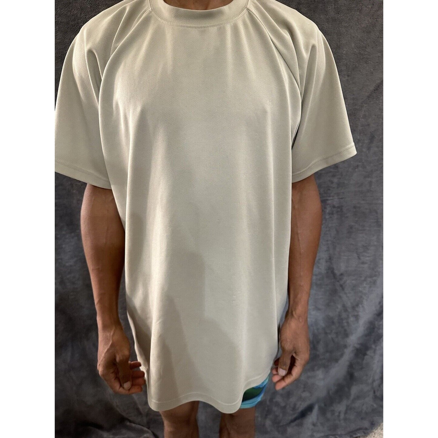 Men’s Tan Civil Air Patrol XL Dri Duke Uniform Tshirt Short Sleeve
