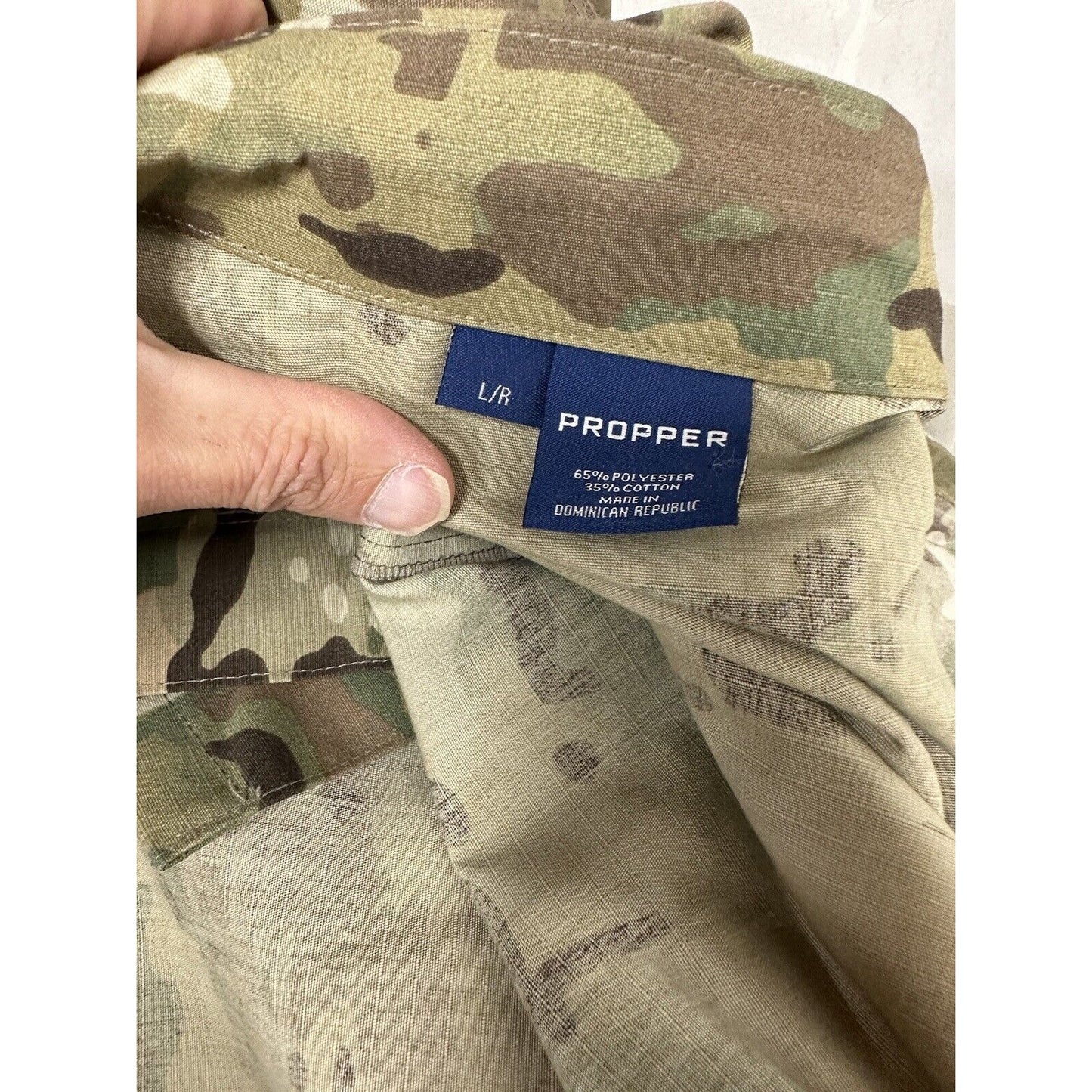 Men’s Army USAF USSF Multicam OCP Propper Large Regular Blouse Top Uniform