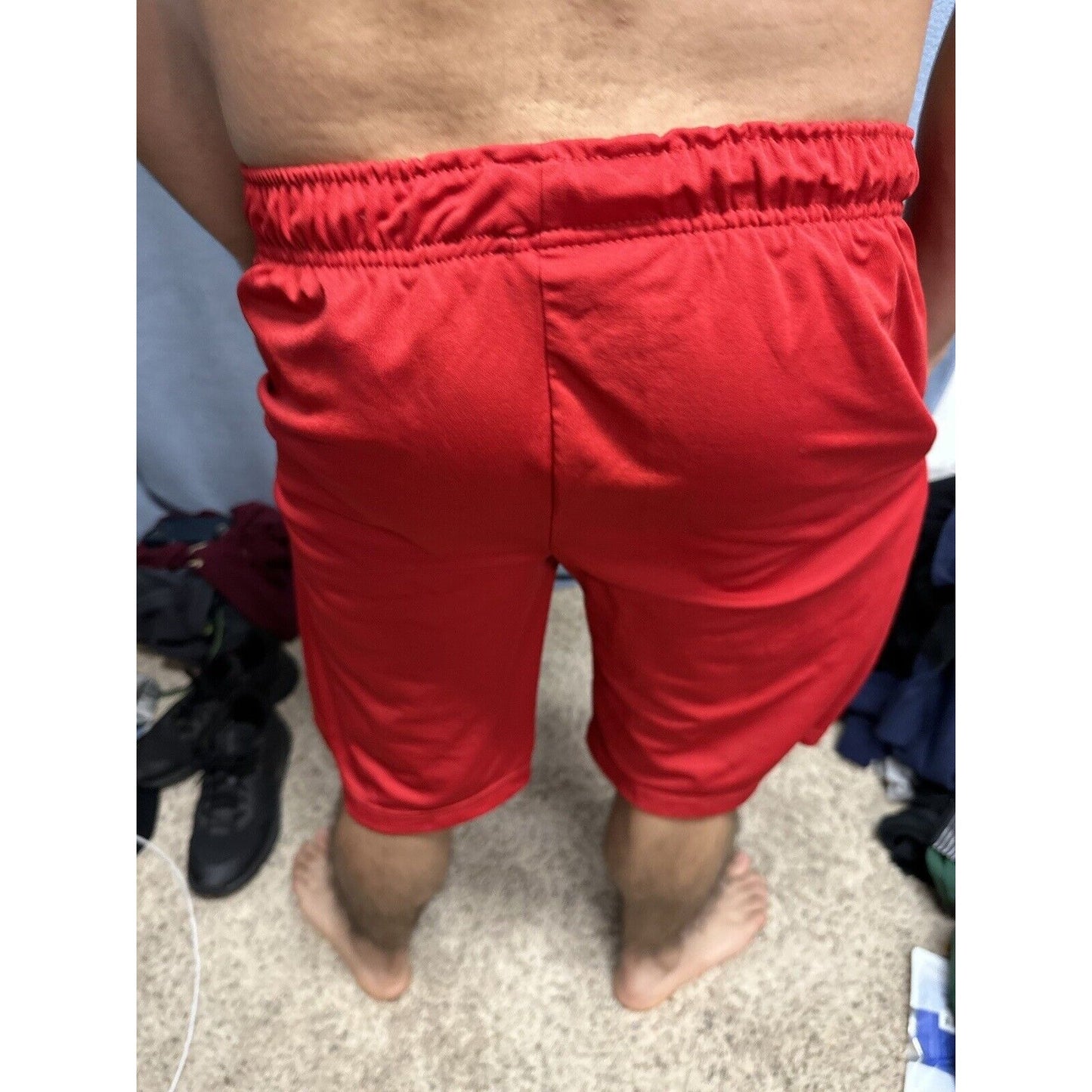 Men’s Red Champion Performance Shorts With Pockets No String