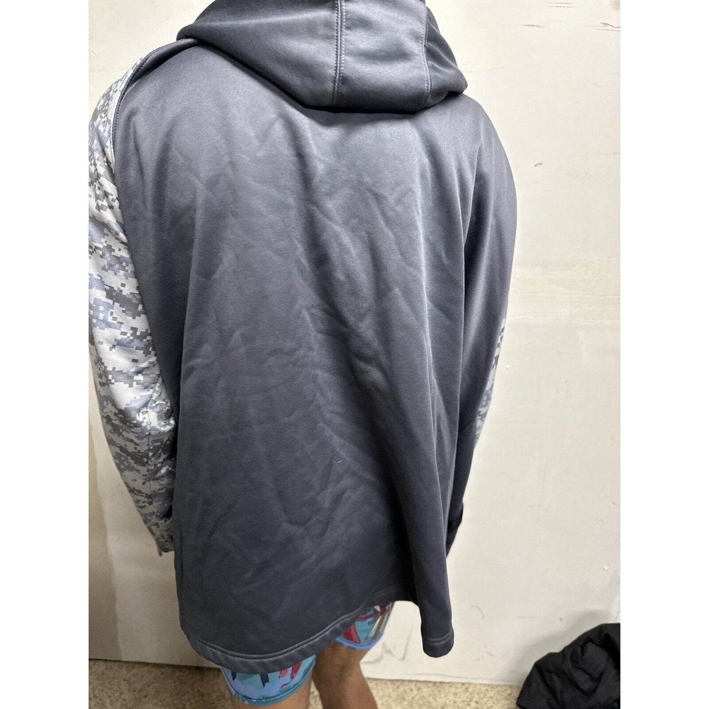 Men’s Colosseum 3XL Gray Camo Alabama Roll Tide Full Zip Hoodie Jacket