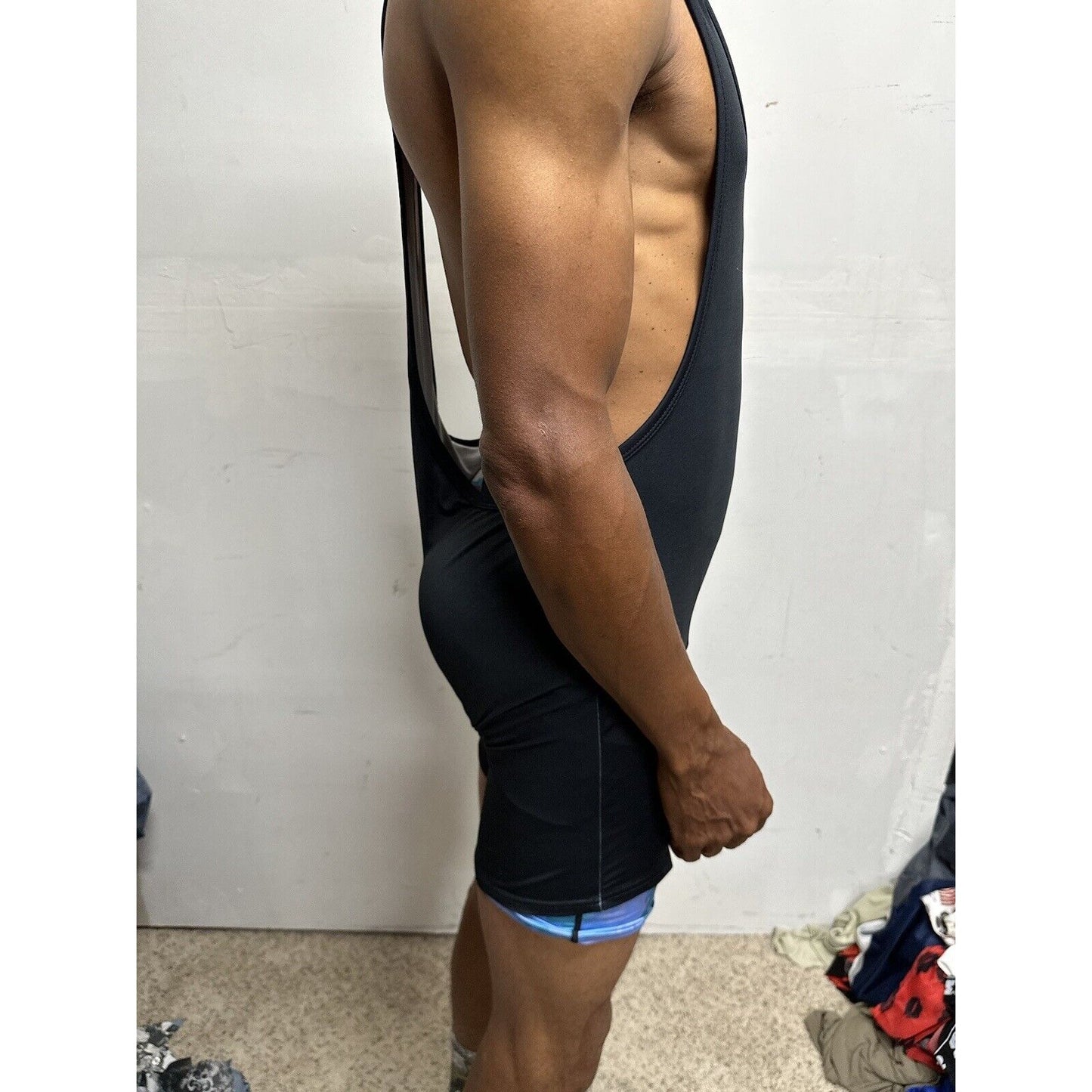 Men’s Tauwell XL Black Wrestling Singlet