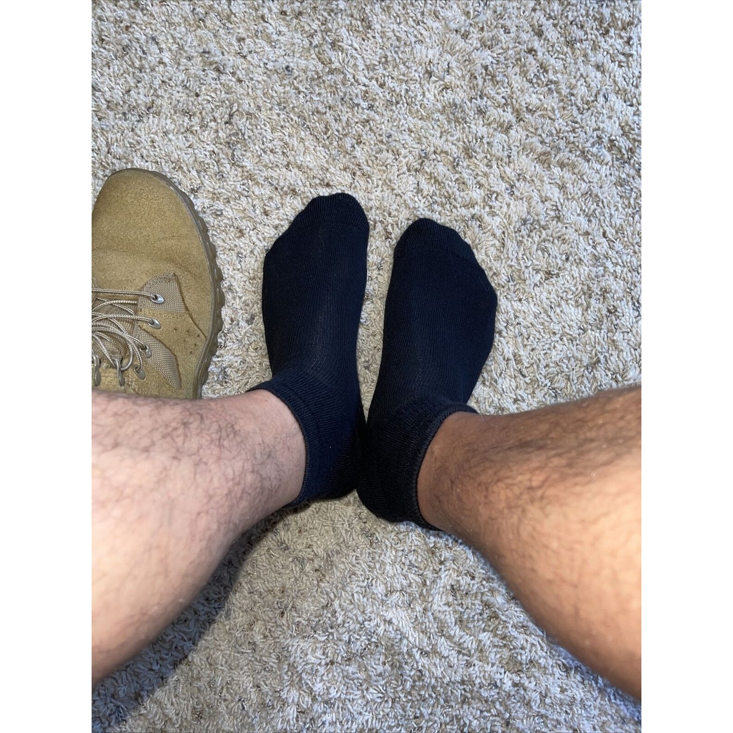 men's hanes black X-temp socks
