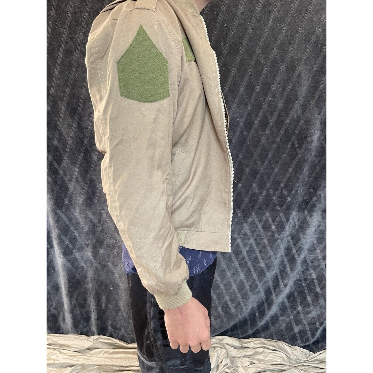 men’s small khaki indonesia Air Force cadet uniform jacket cipta karunia sejati