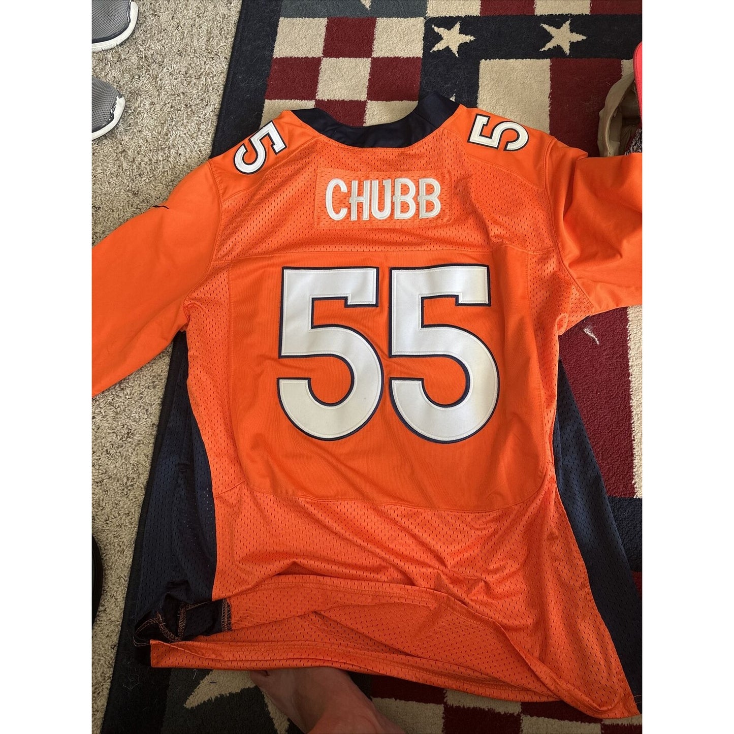 Bradley Chubb Denver Broncos Nike Game Player Jersey Men's Size 52 NFL #55 DEN