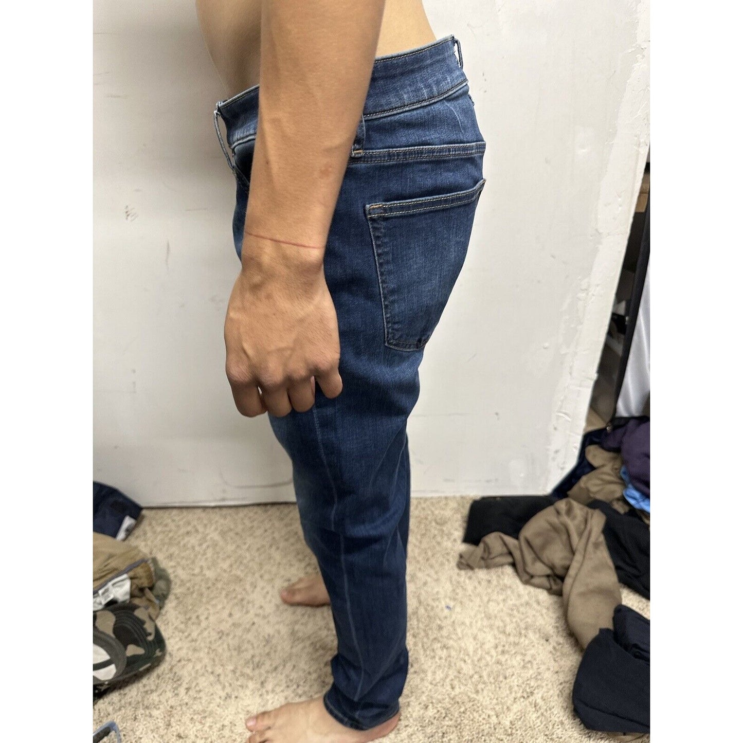 Men’s Skinny Express Jeans Blue 32 X 32