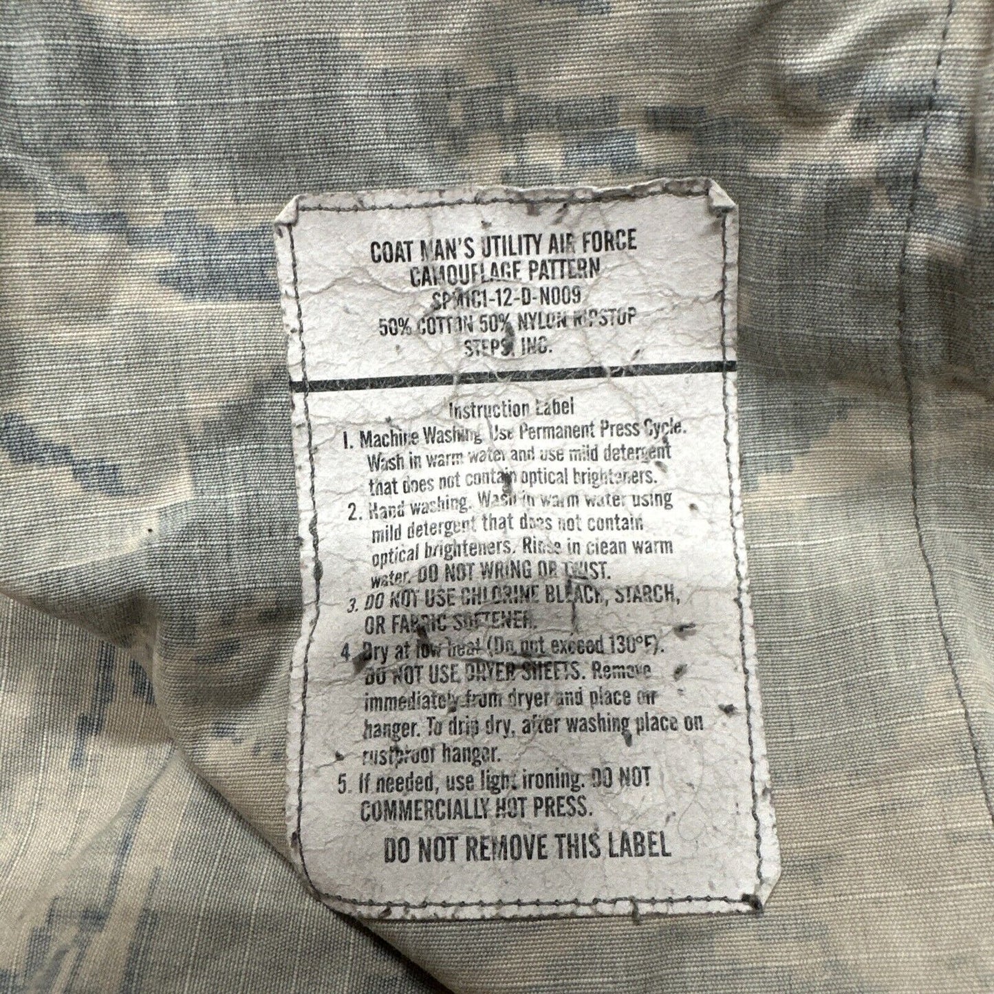 Men’s Abu Airman Battle Uniform Air Force Top Blouse 40R USAF