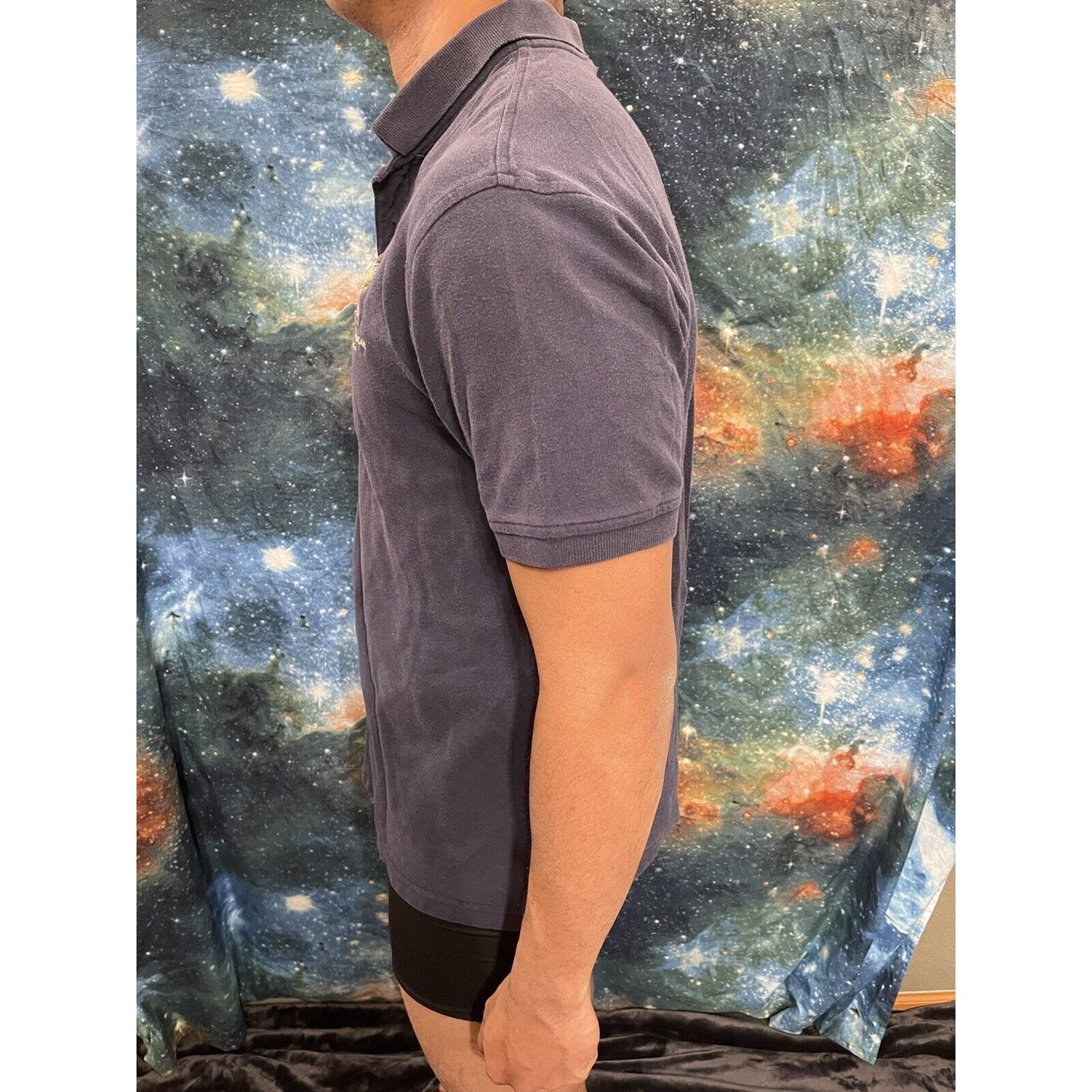 LE Best Men’s Polo Navy Blue Cabo San Lucas Mexico XL