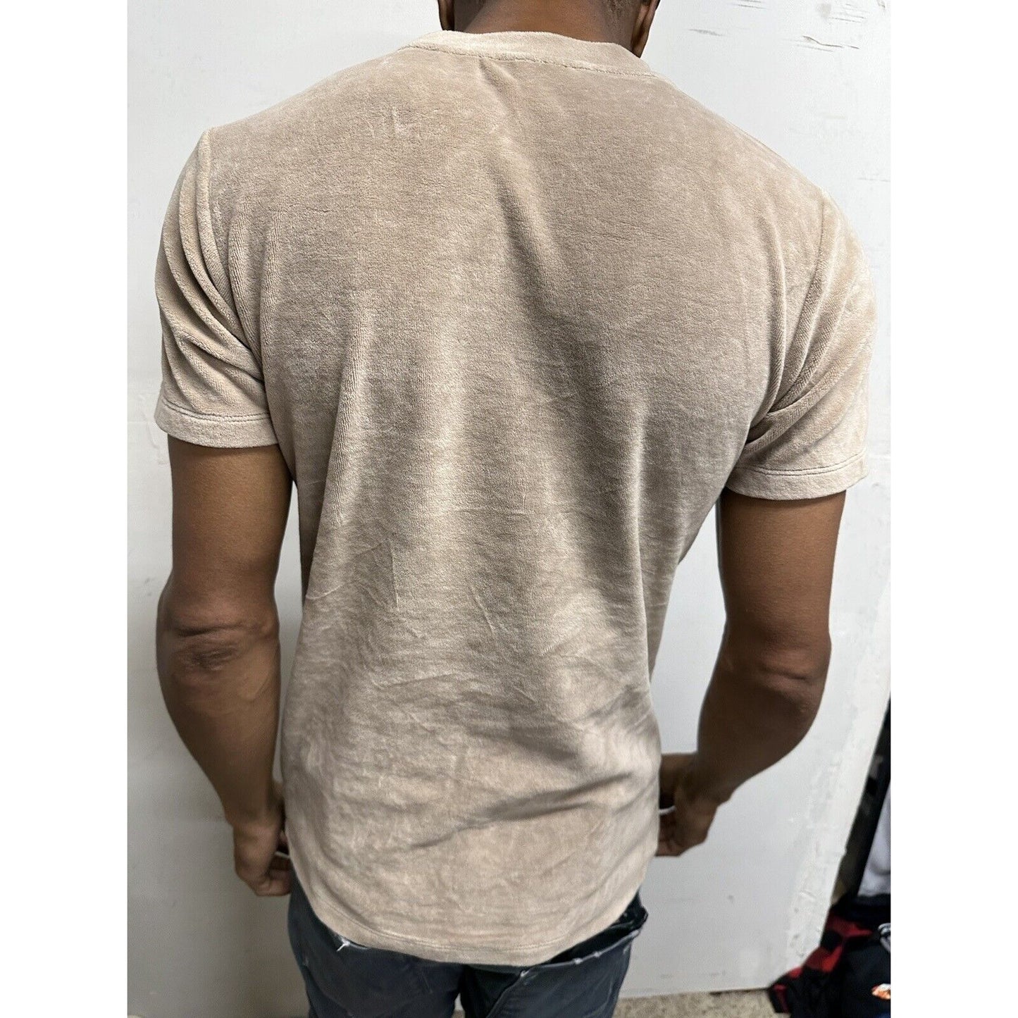 Men’s Boohooman Medium Short Sleeve Tan Shirt