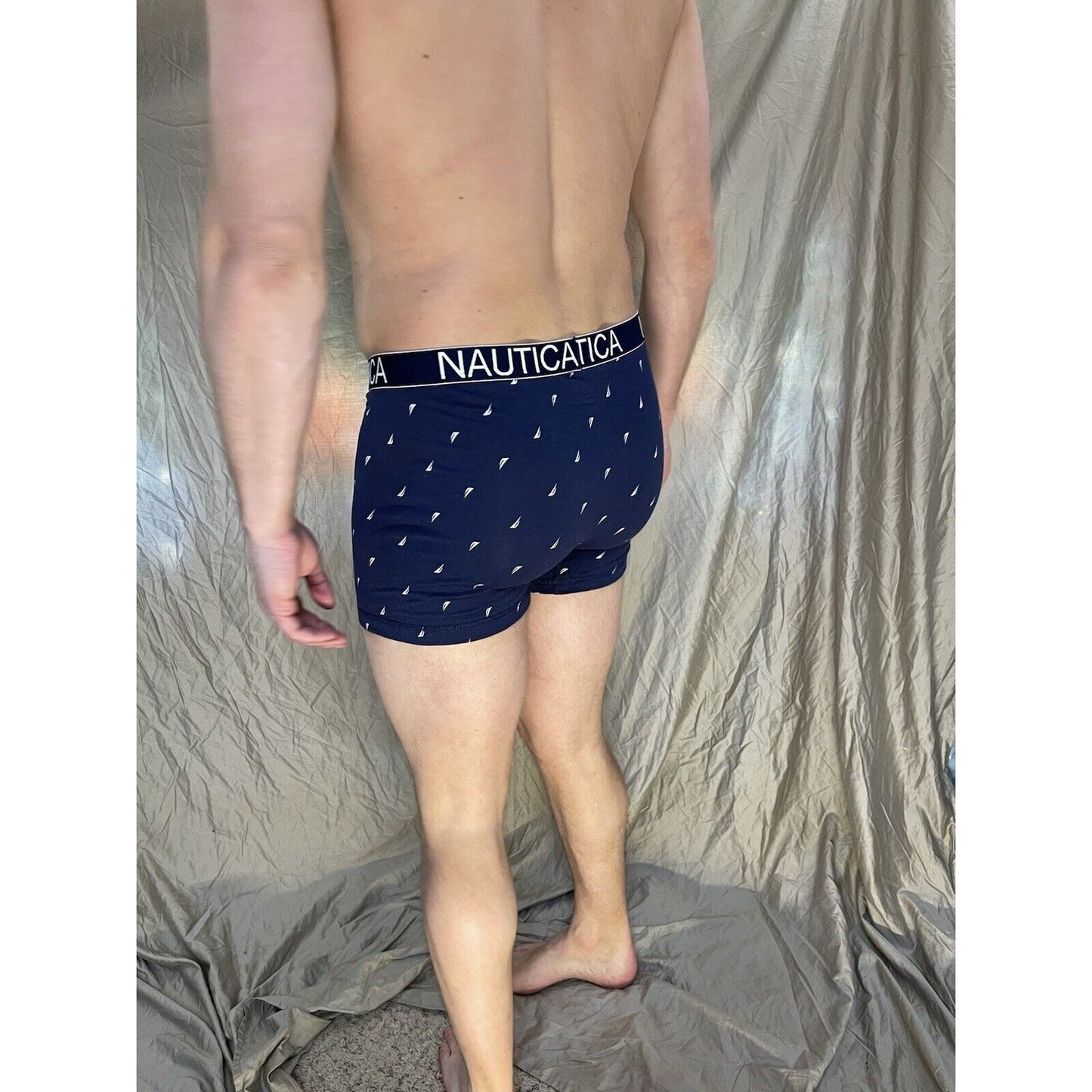 men's nautica - XL Navy blue compression boxer shorts