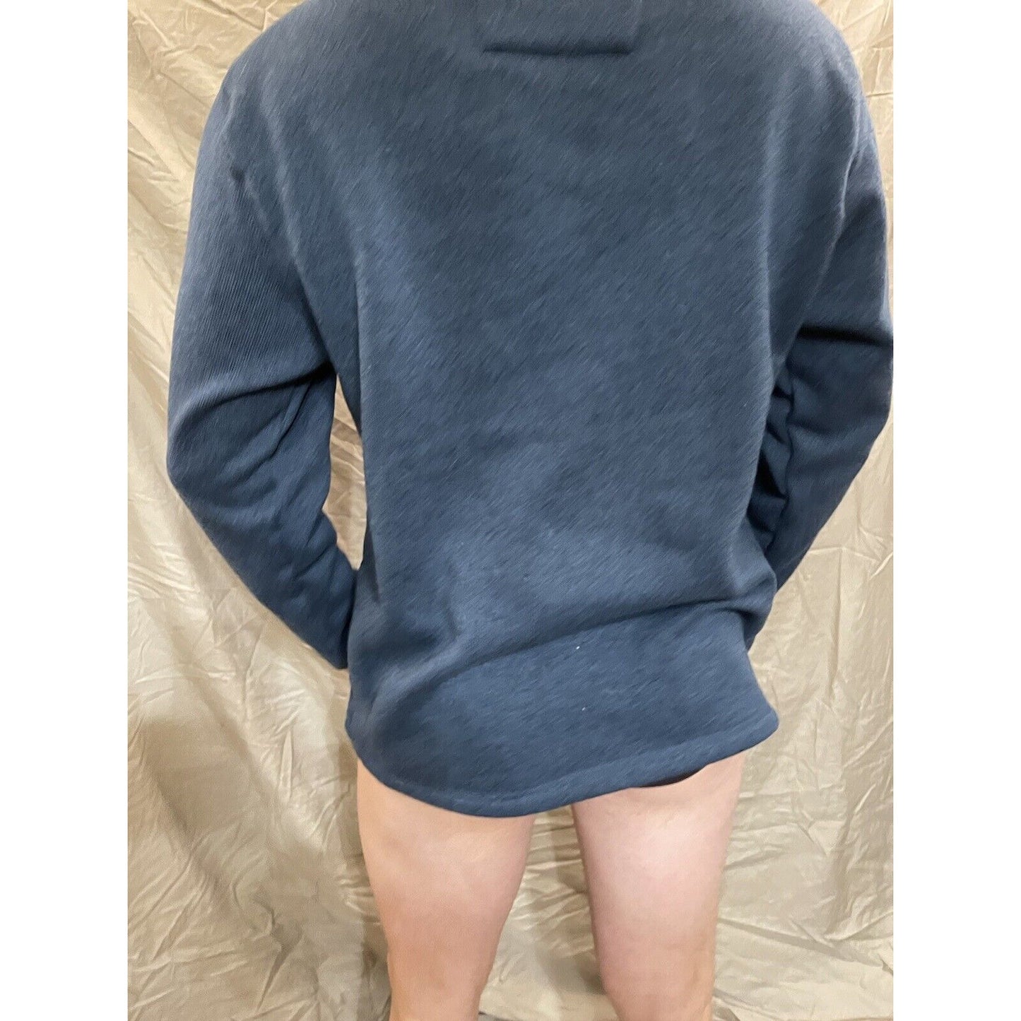 Men's Arrow XL blue quarter zip pullover sweater