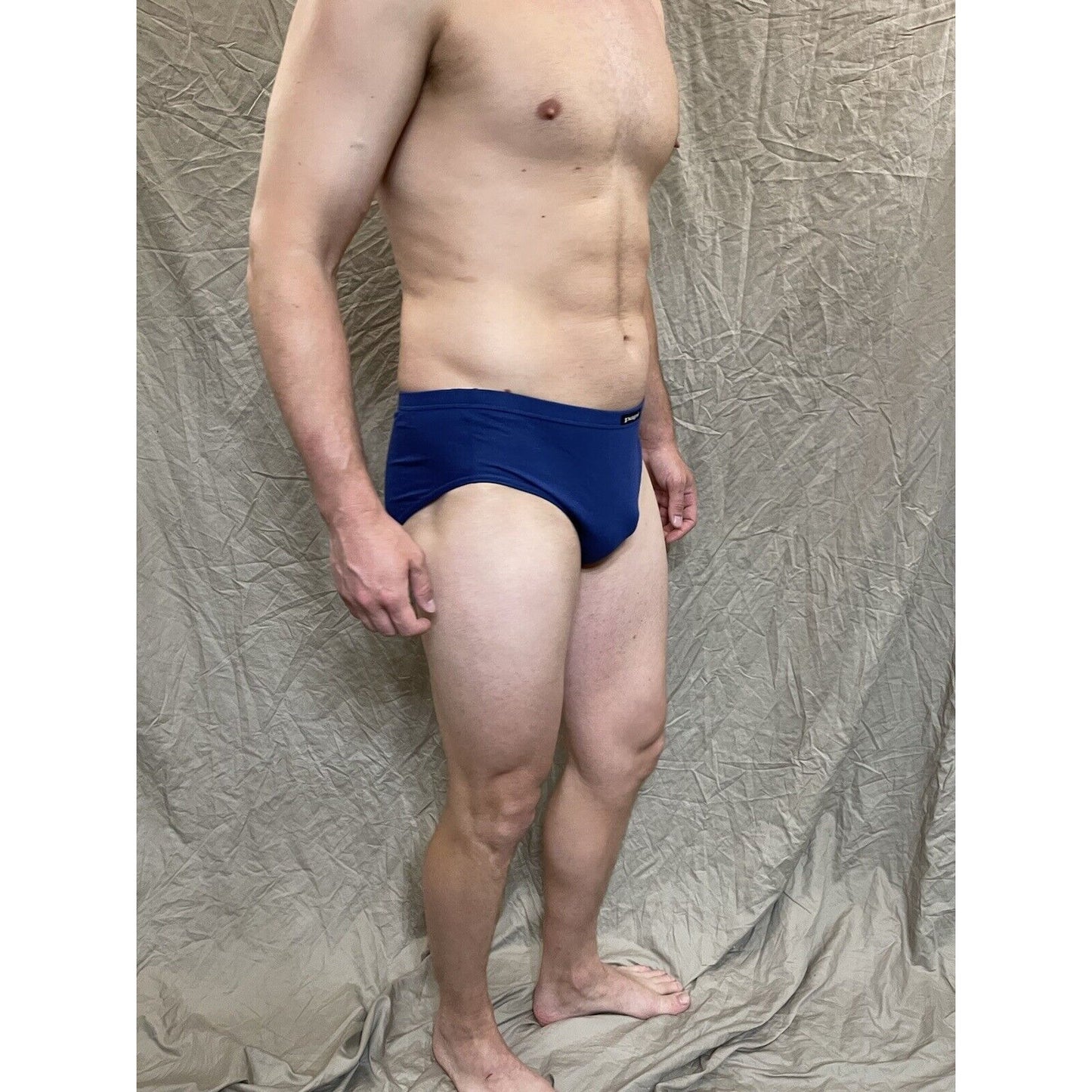 men's blue papi large brief cotton
