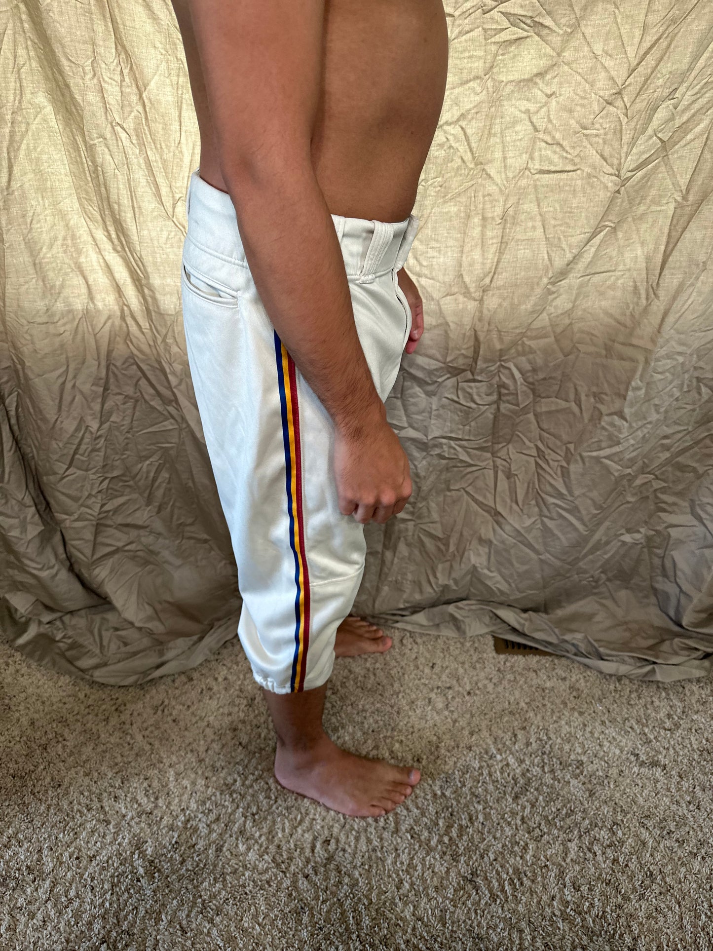 Men’s prolook size 34 white baseball pants