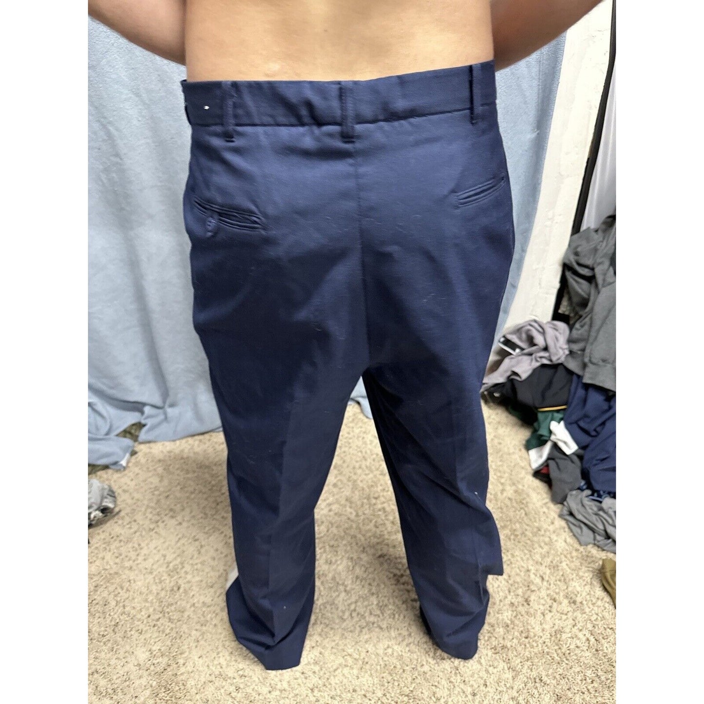 Men’s USAF USSF Trousers Uniform Blues Pants 38L