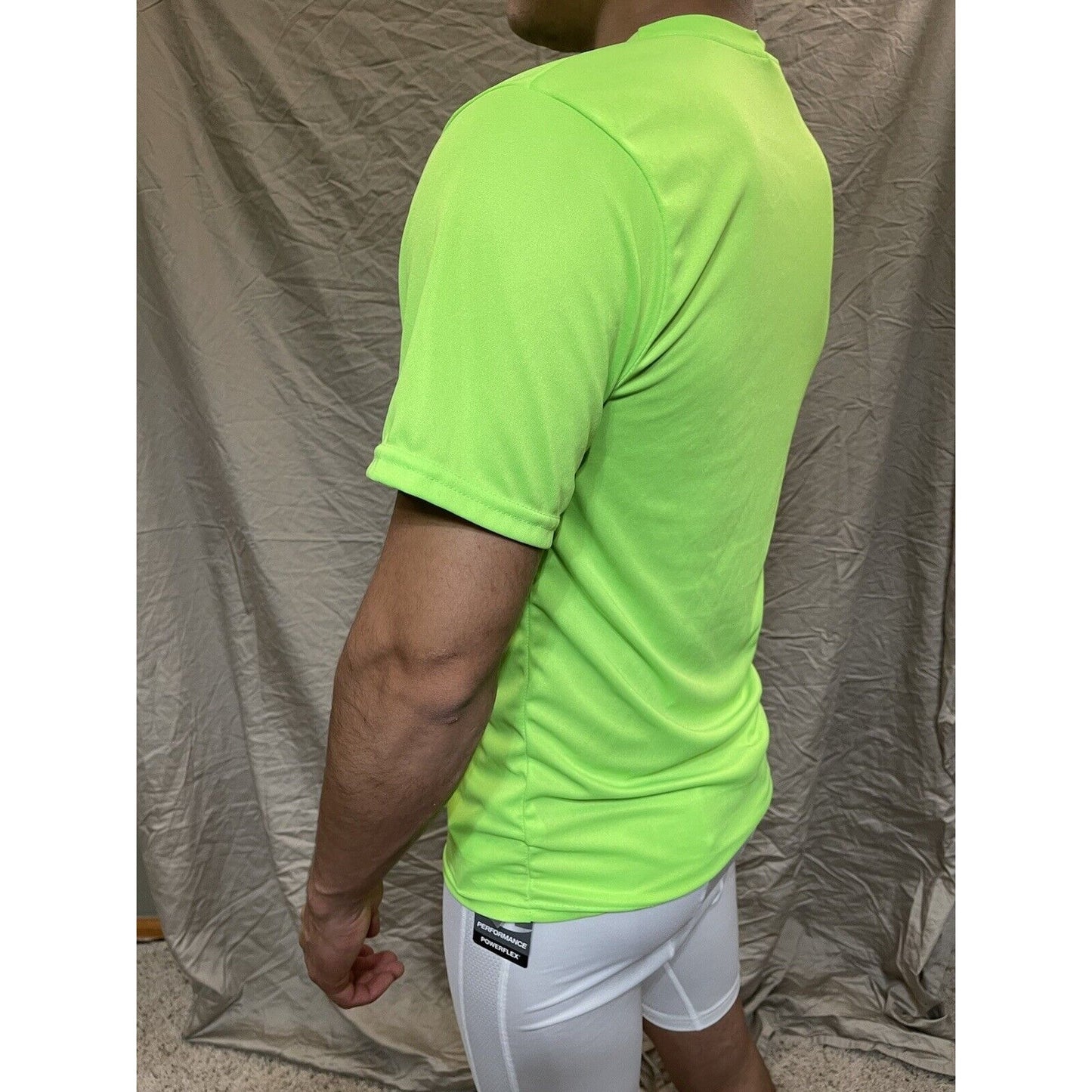 Men's Augusta Sportswear Moisture Management Athletic shirt Neon Green Small