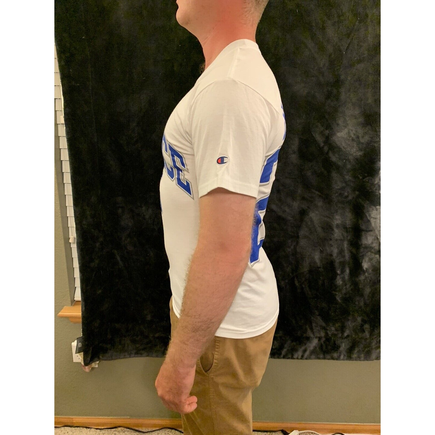 Champion Men's Authentic Athletic Apparel Short Sleeve Shirt-Small-White-USAFA