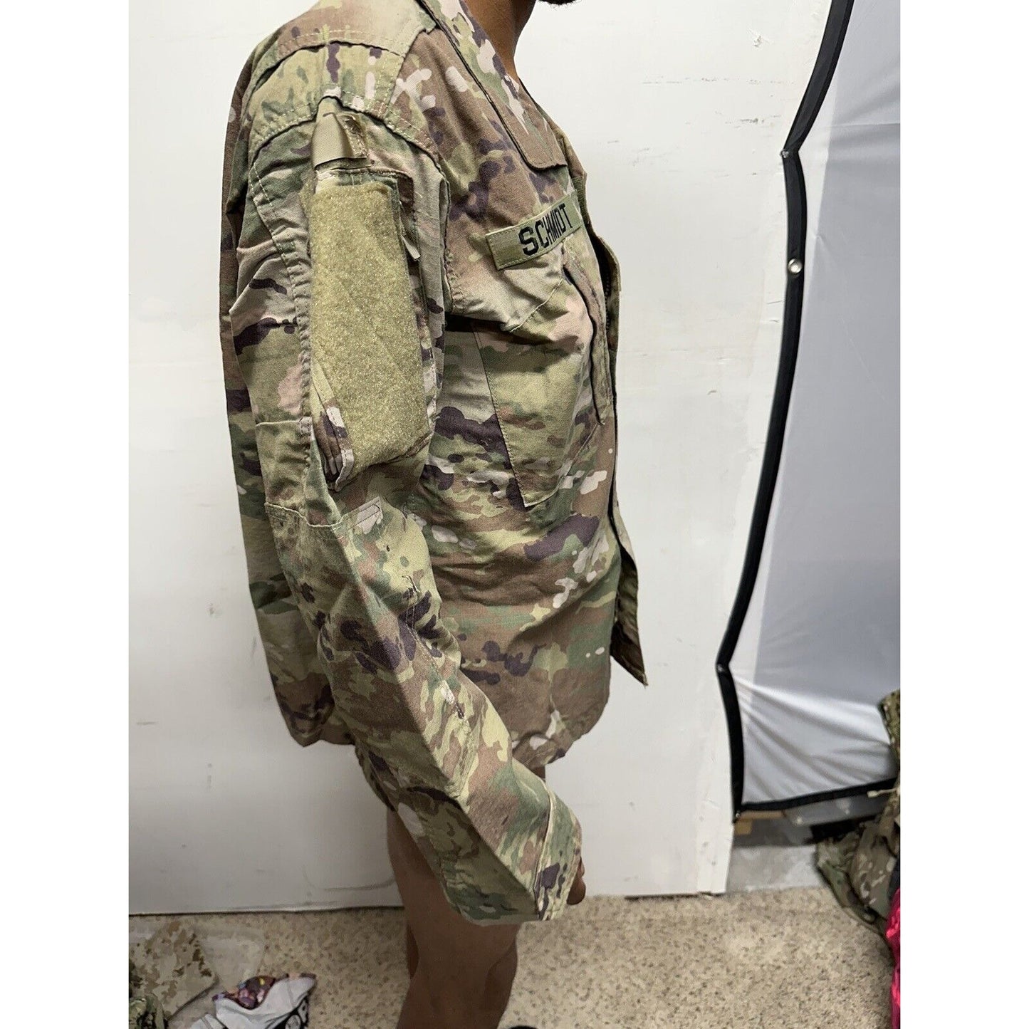 Men’s Ocp Top Coat Army Blouse USAF Flame Resistant w/ tags and patches