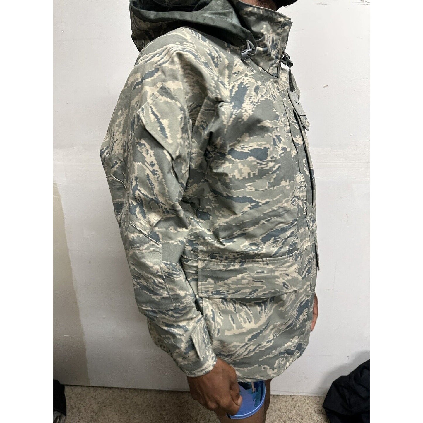 Men’s Small Short Abu Airman Battle Uniform Gore-Tex Jacket Parka Civil Air Patrol