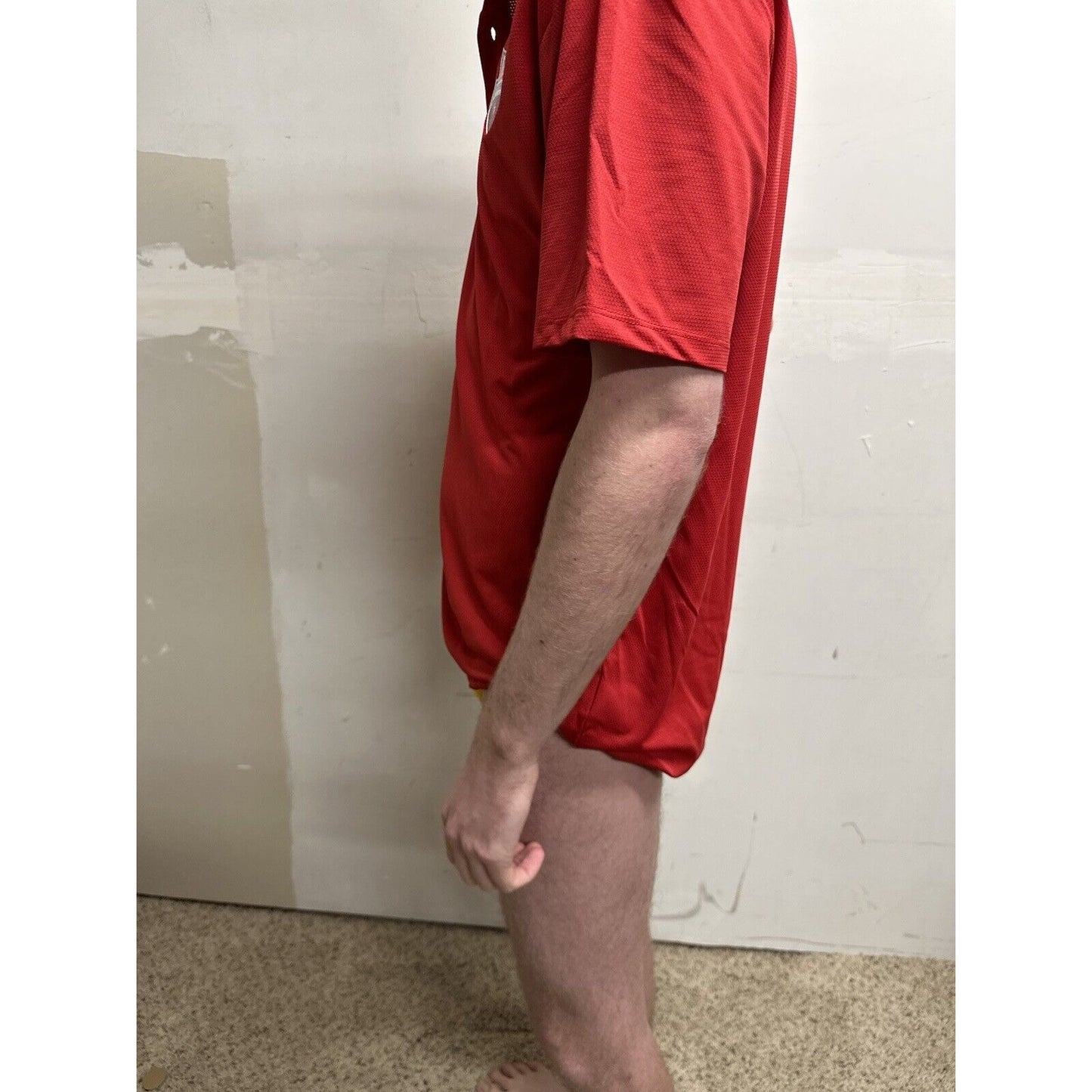 men’s red polo shirt arena usa swimming Size Large