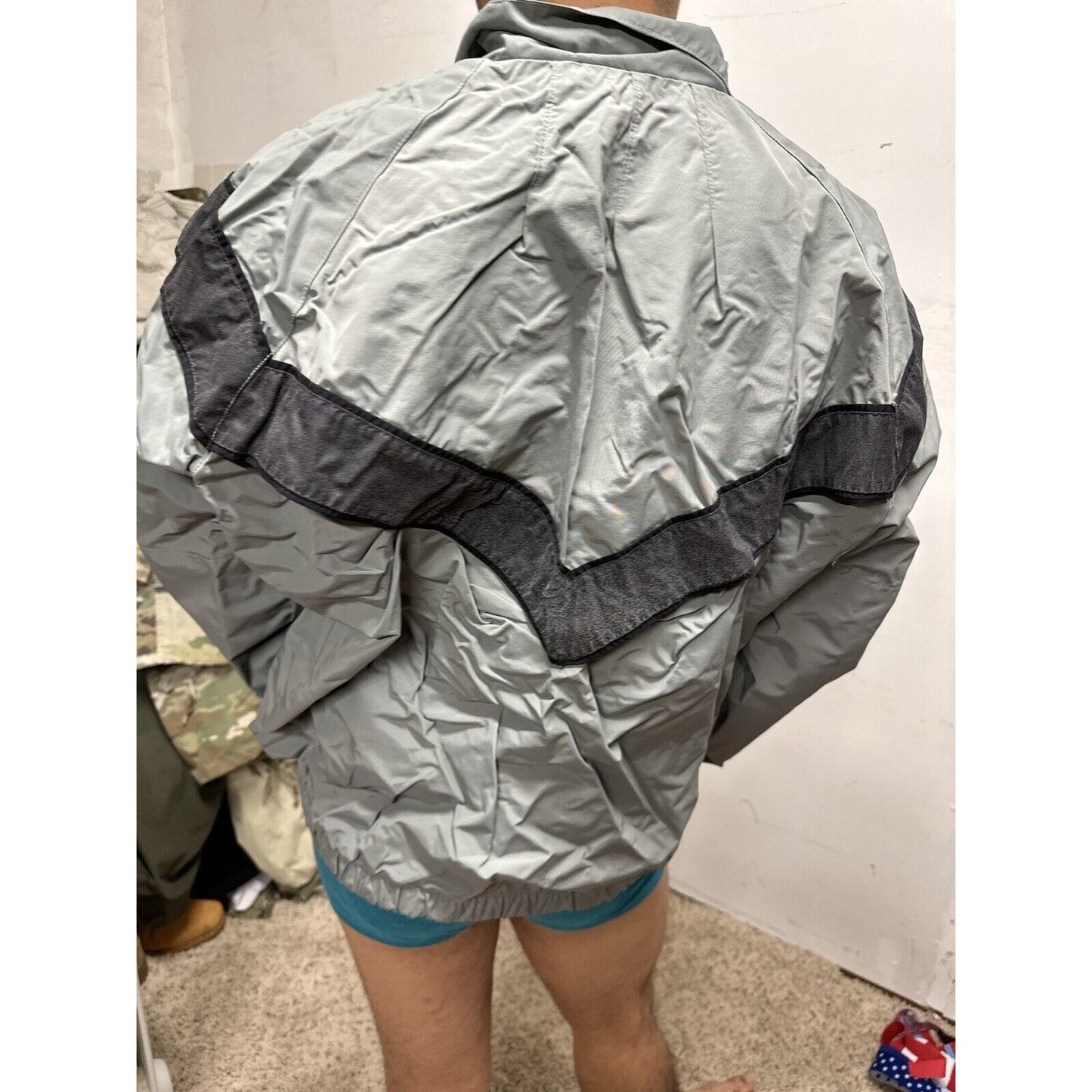 Men’s Army Pt Gray Jacket Small Long Uniform Top