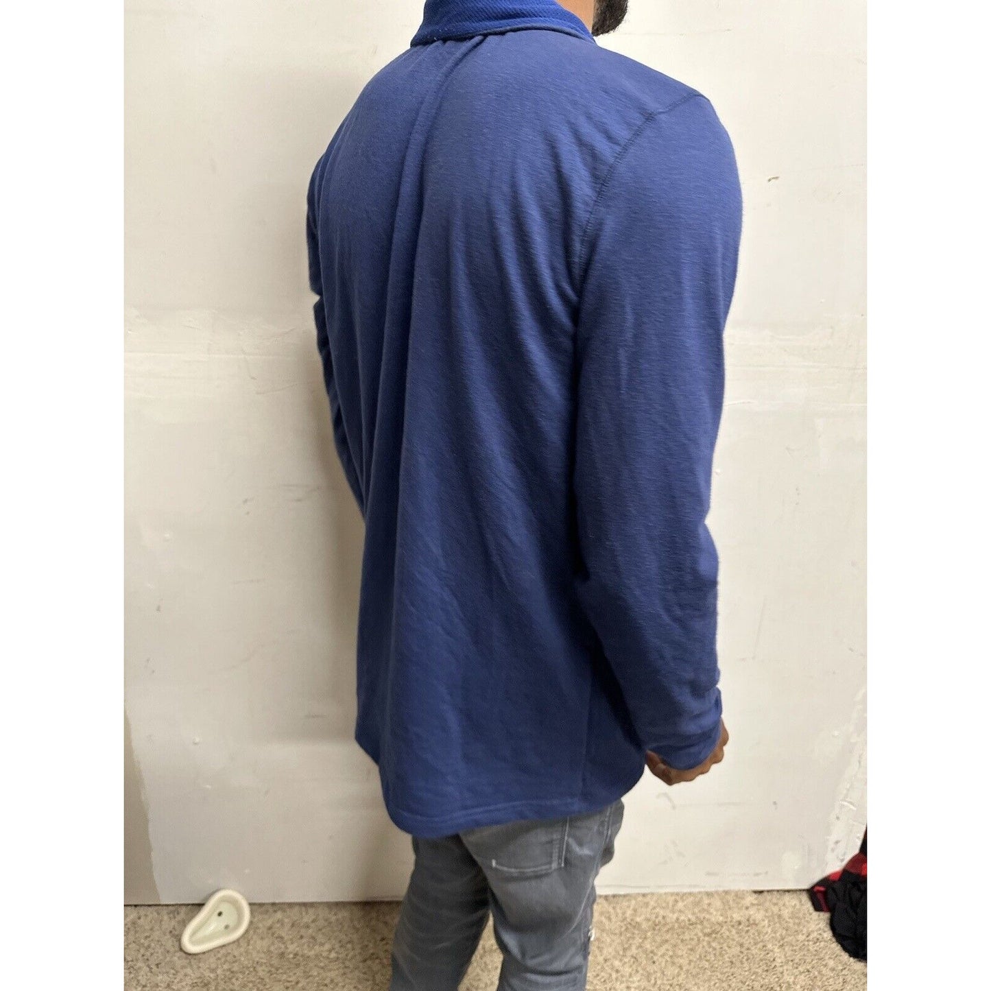 Men’s Swiss Tech Blue Medium 1/4 Zip Pullover Jacket