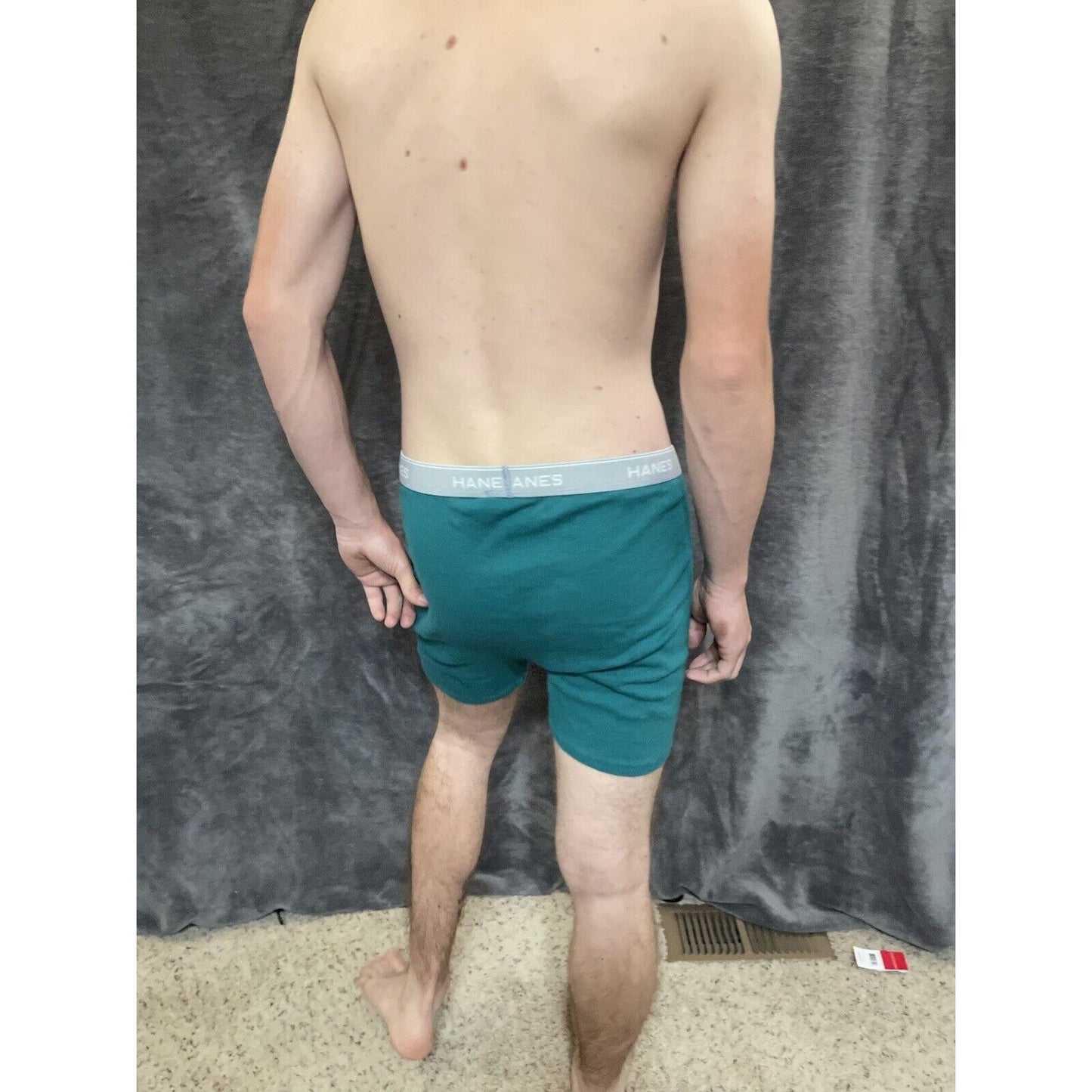 men's green hanes XL boxer brief comfort flex