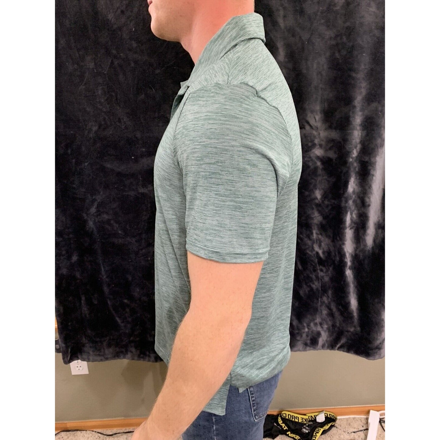 32 Degrees Cool Golf Polo Men’s Green Soft Fabric Shirt Large
