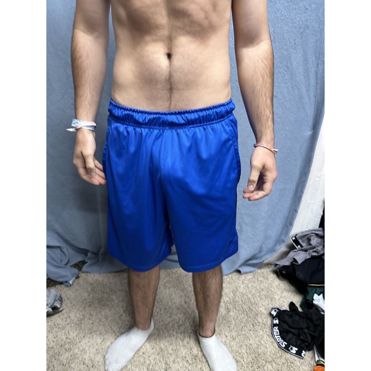 Men’s Blue Nike Medium Dri fit Shorts With Pockets