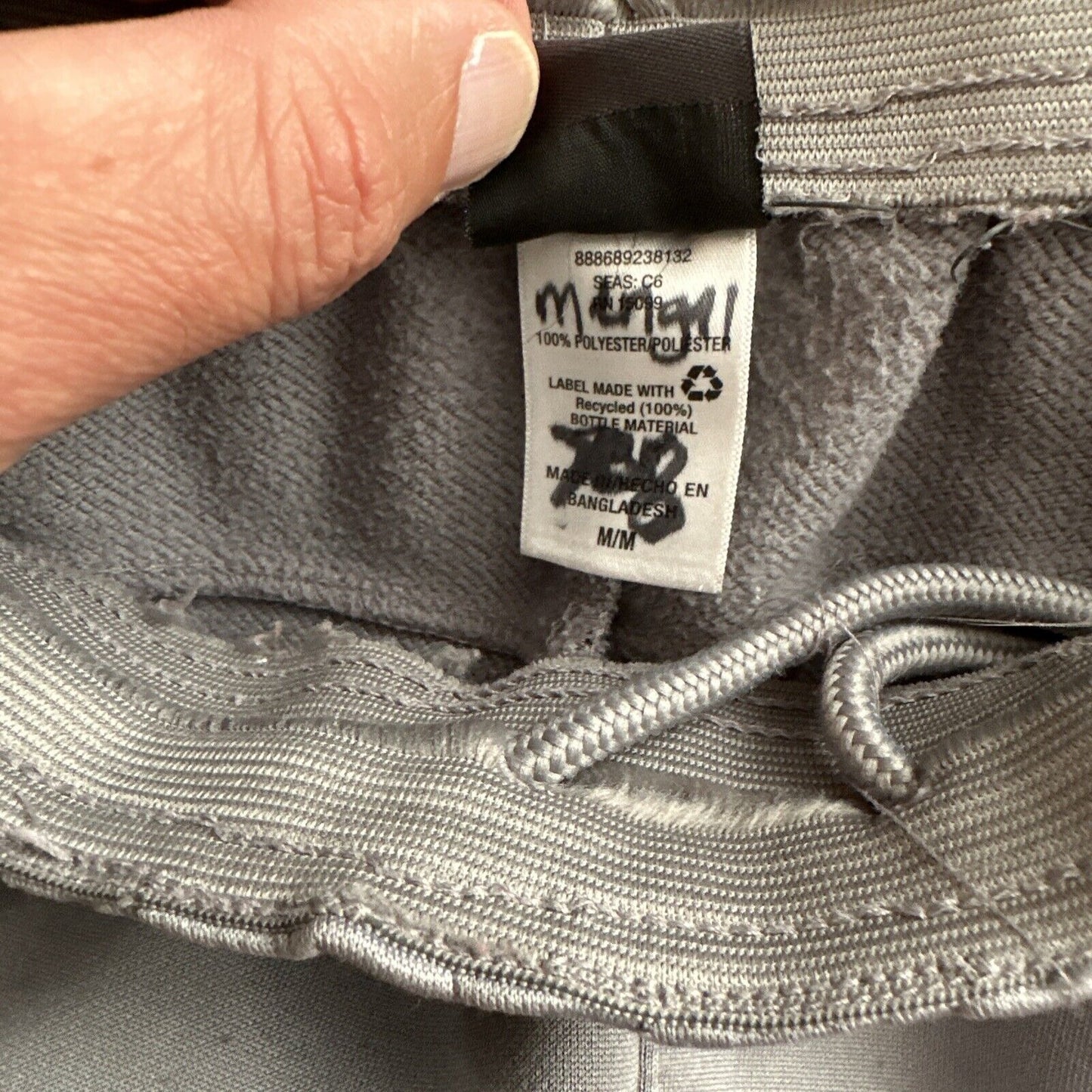 Men’s Gray Everlast Medium Sweatpants With Pockets