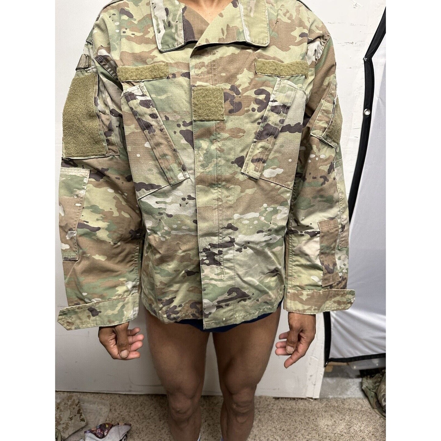 Men’s Ocp Army Air Force Top Blouse Coat Large Short
