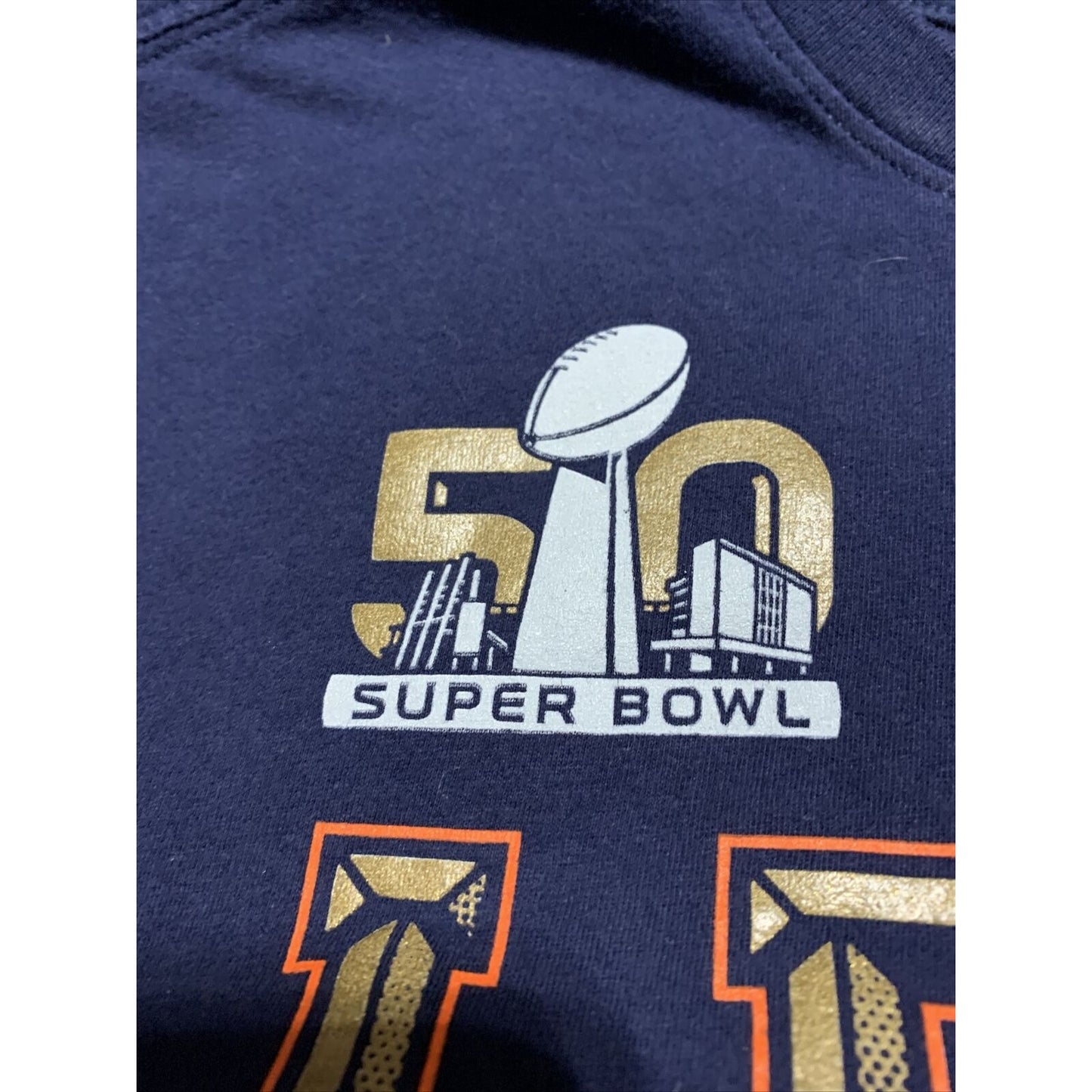 Denver Broncos Super Bowl 50 Champions Legend Status The Nike Tee Blue XL