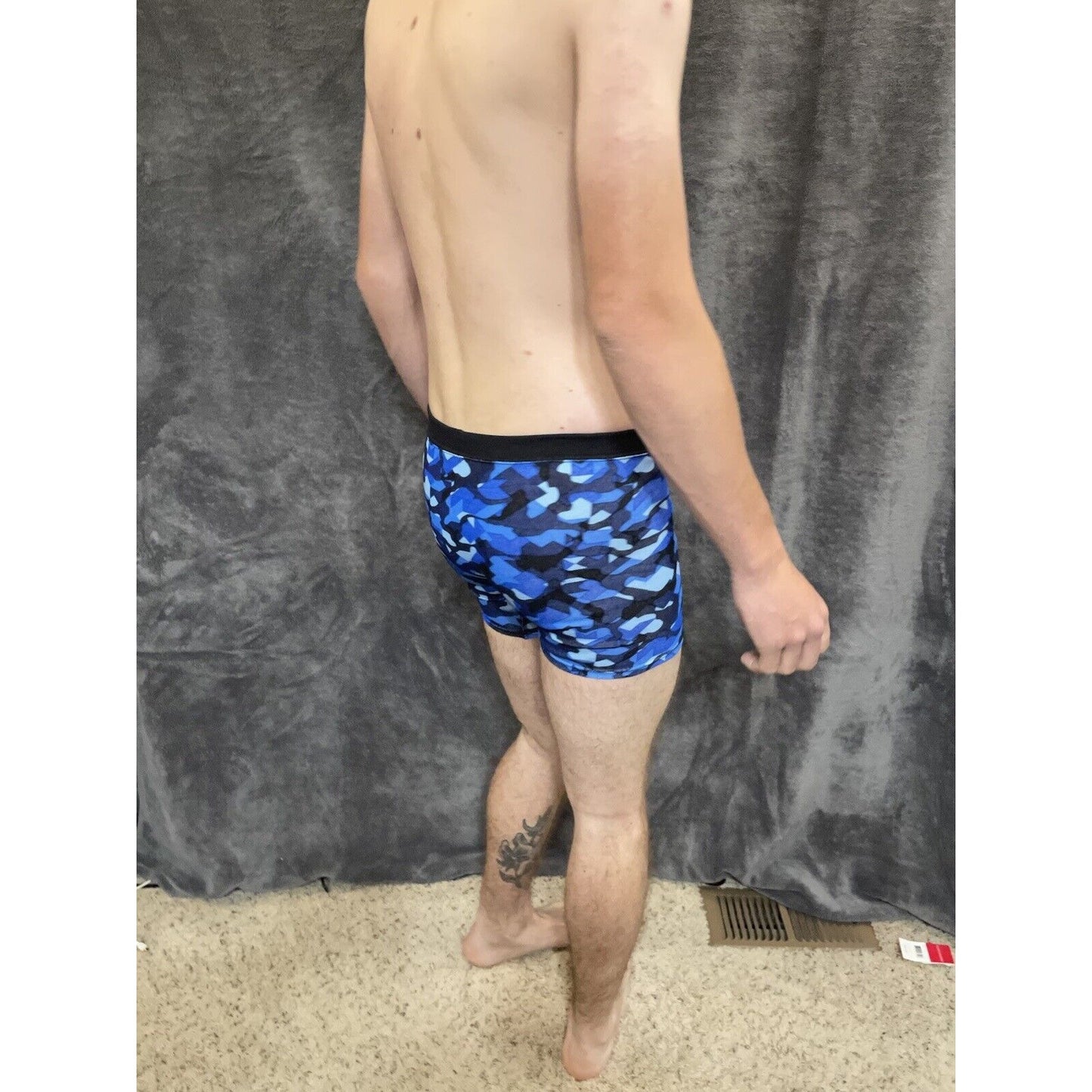 boy's XL hanes blue camo youth boxer brief