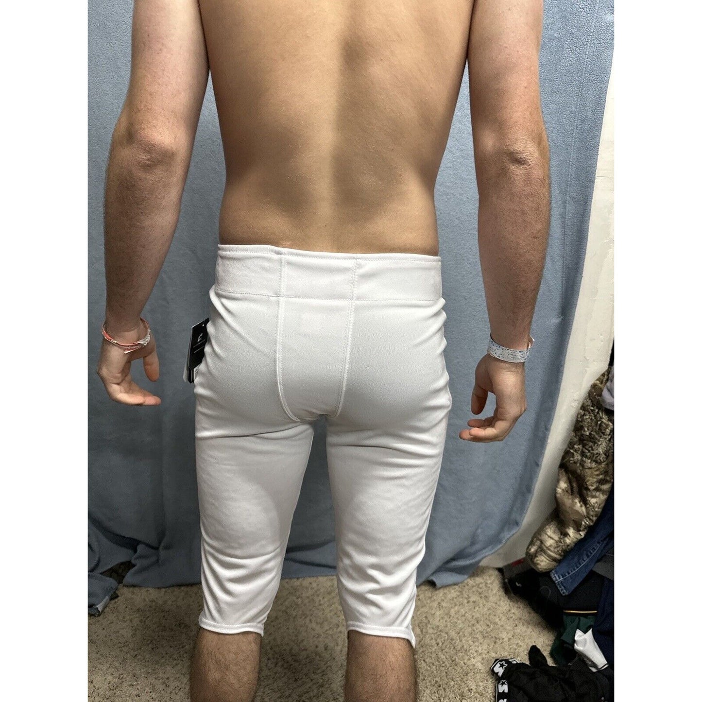 Champro Touchback Non-Integrated (No Pads) Football Pants Adult Medium White