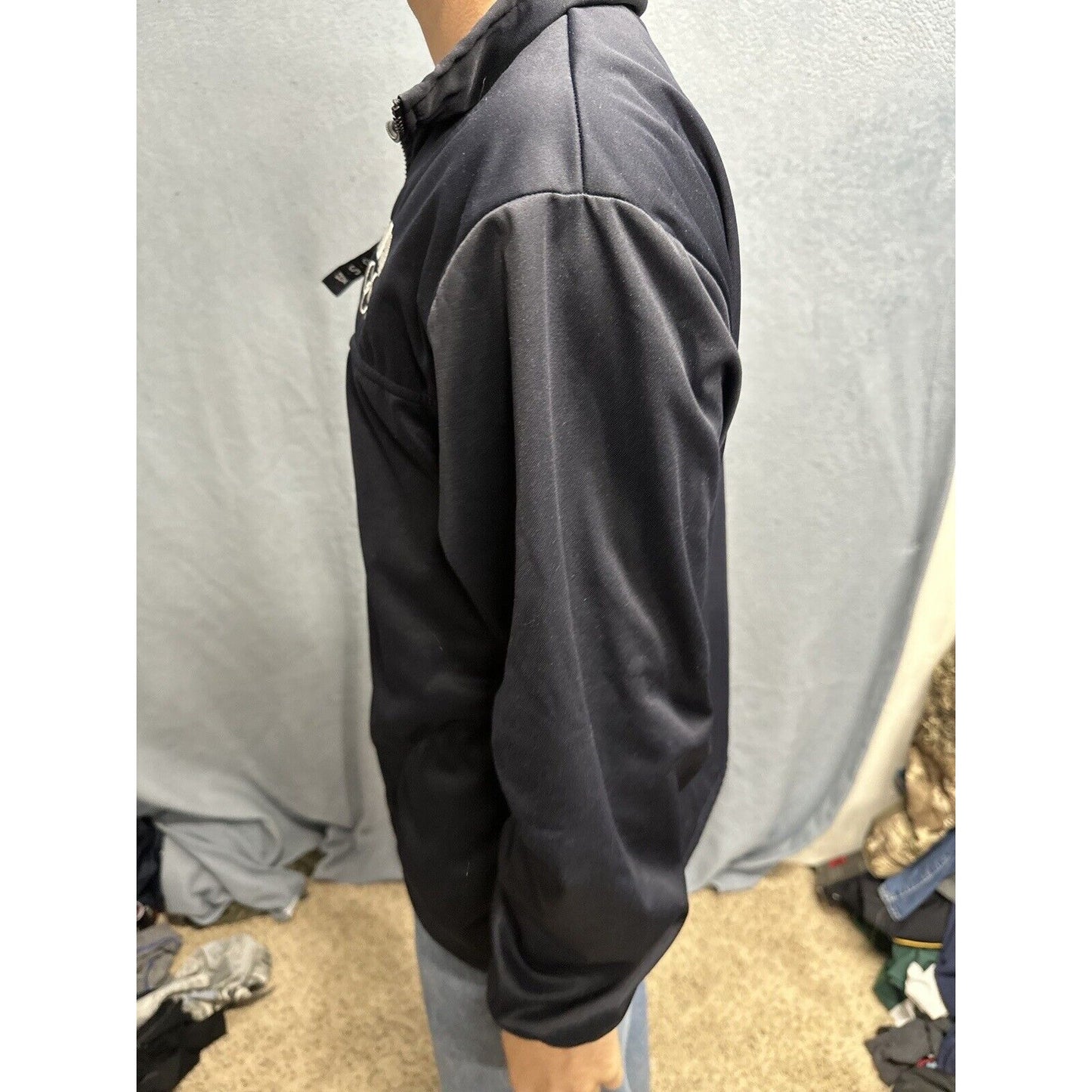 Men’s Dark Blue US Olympic Committee Fill Zip Large Jacket Polyester