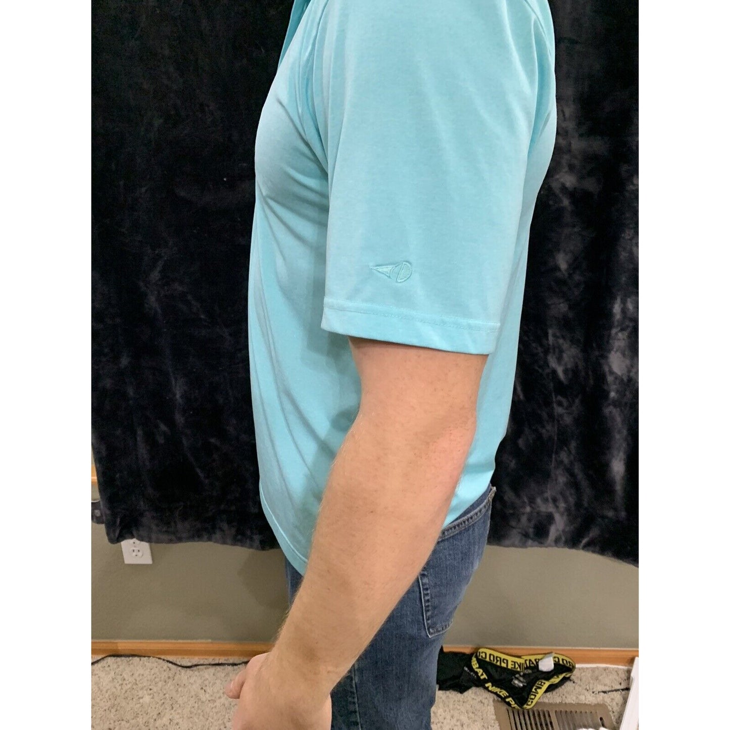 Men’s Grand Slam Performance Turquoise Polo size m