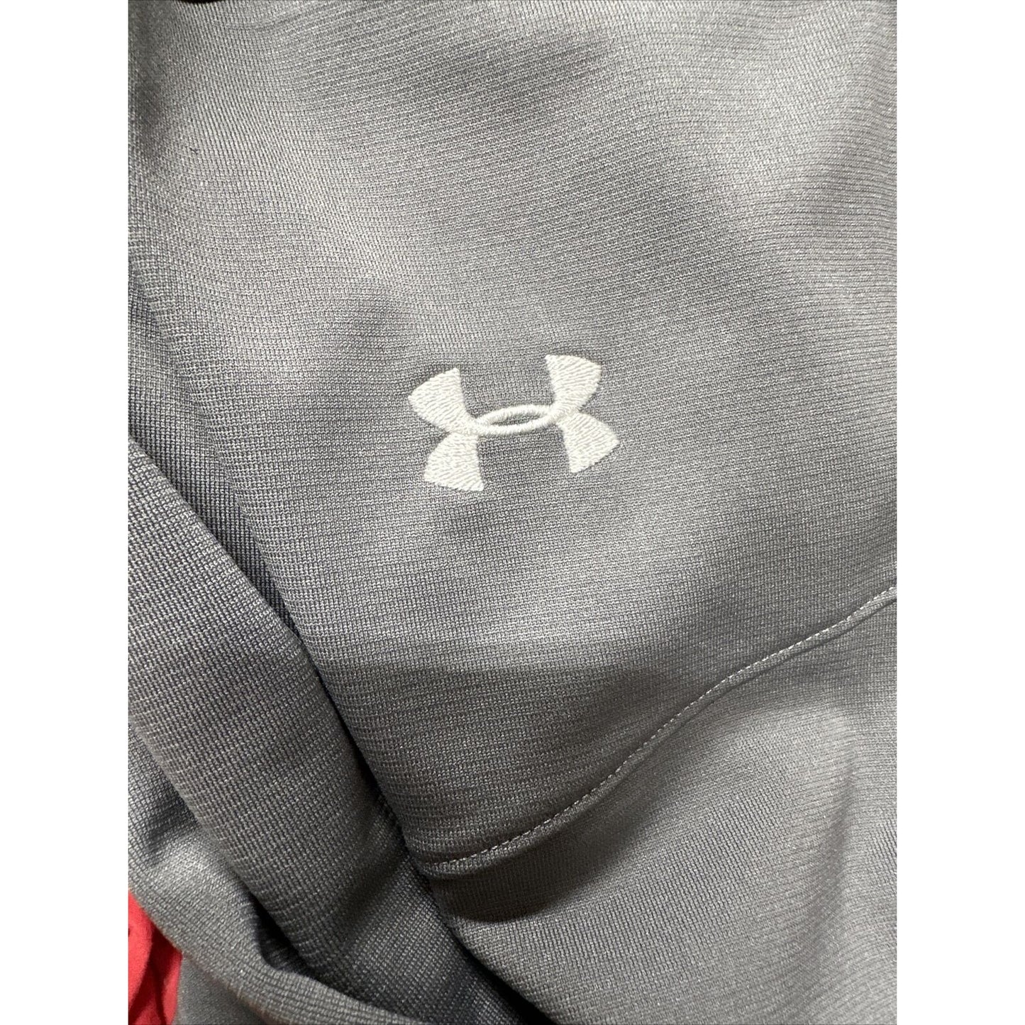 Men’s Gray Under Armour Large Visit Ridge High School Soccer Full Zip Jacket