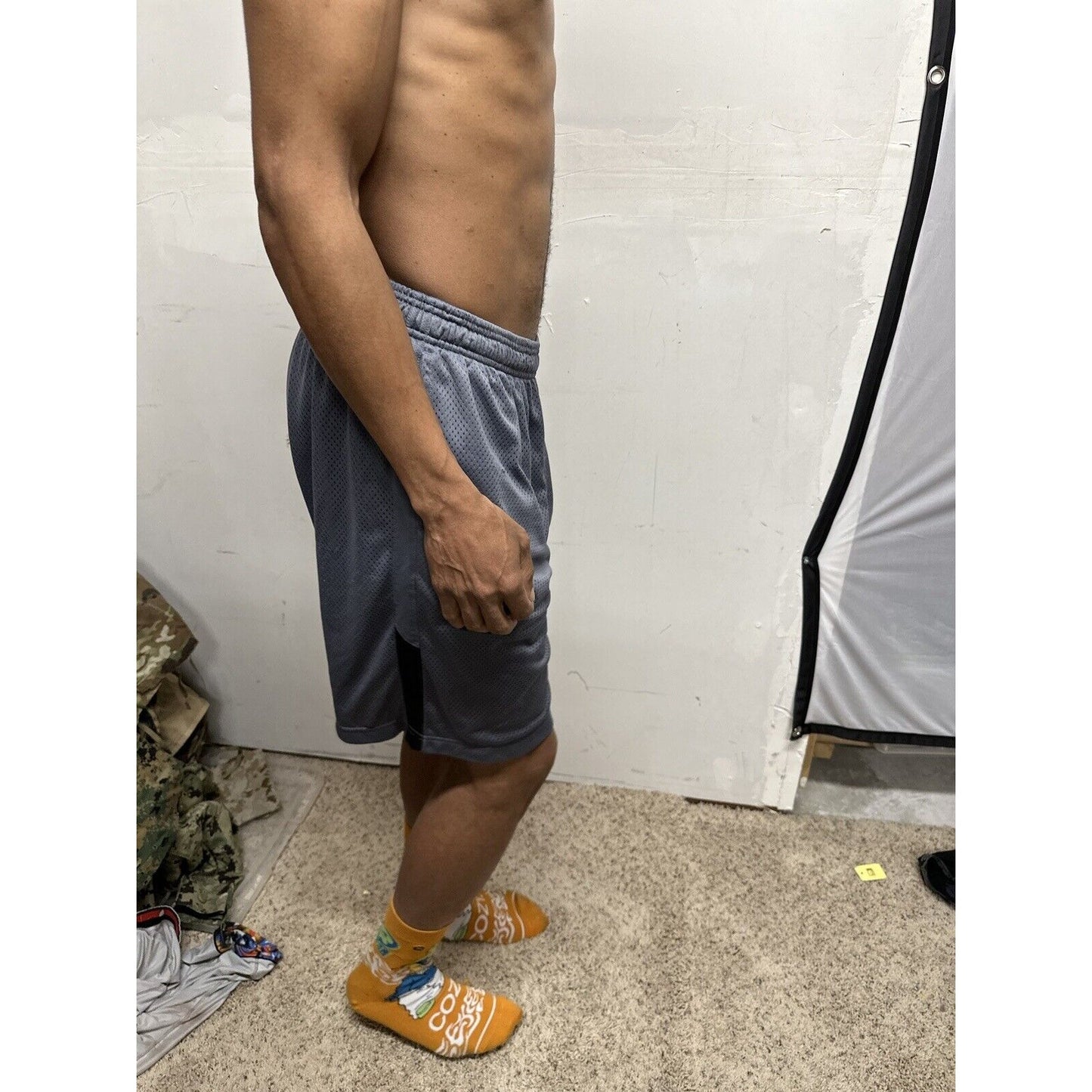 Men’s Gray Nike Dri Fit Large Athletic Shorts