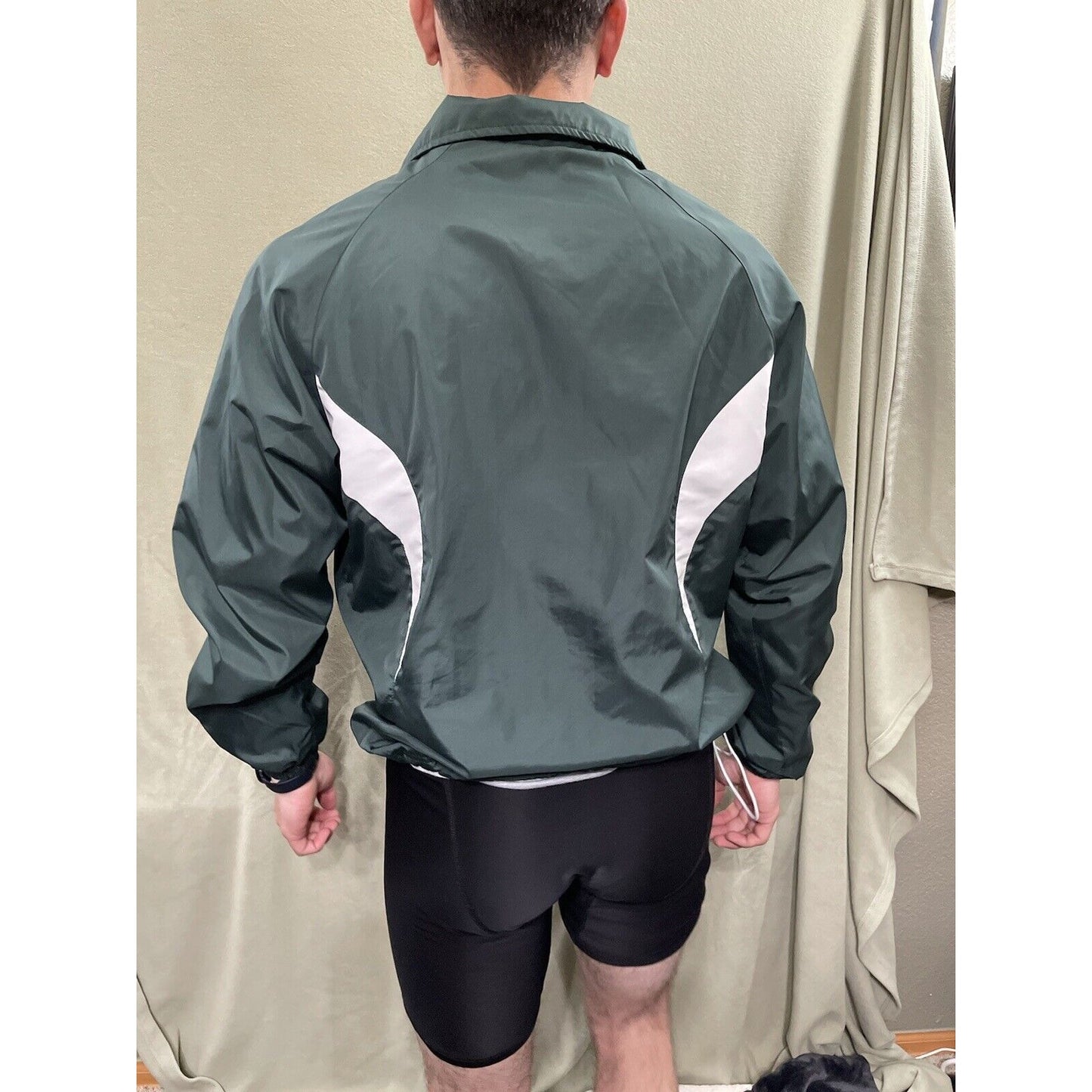 Falcon Tennis Men’s Small Holloway Windbreaker Jacket Dark Green