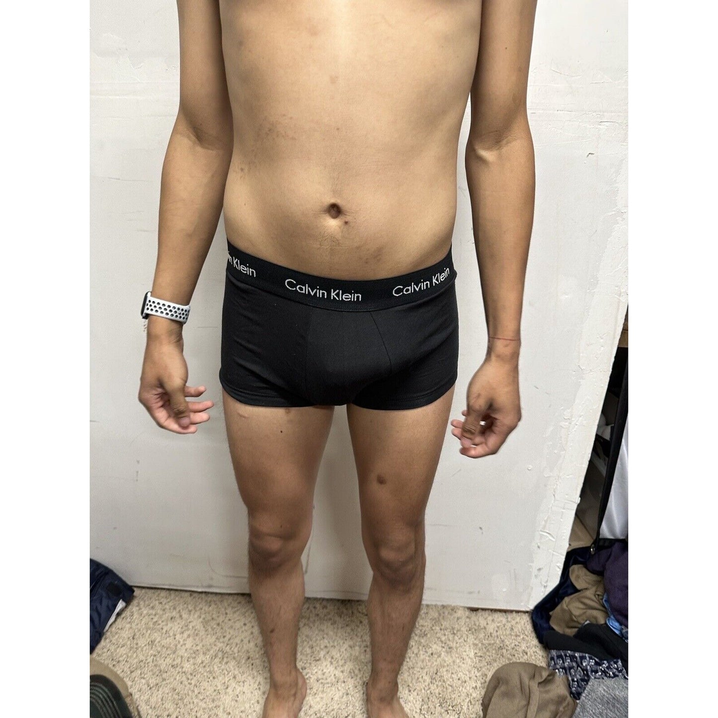 Men’s Black Calvin Klein Small Trunk Style Boxer Briefs