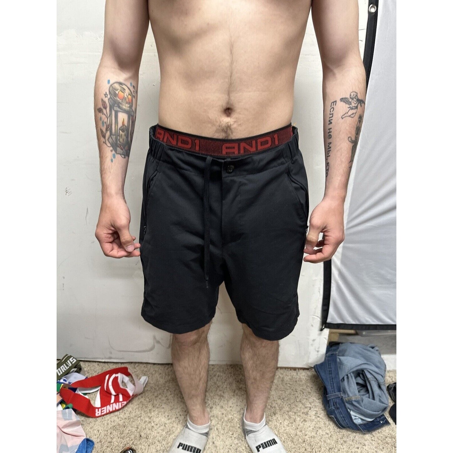 Men’s Black Five Four Size 36 Shorts